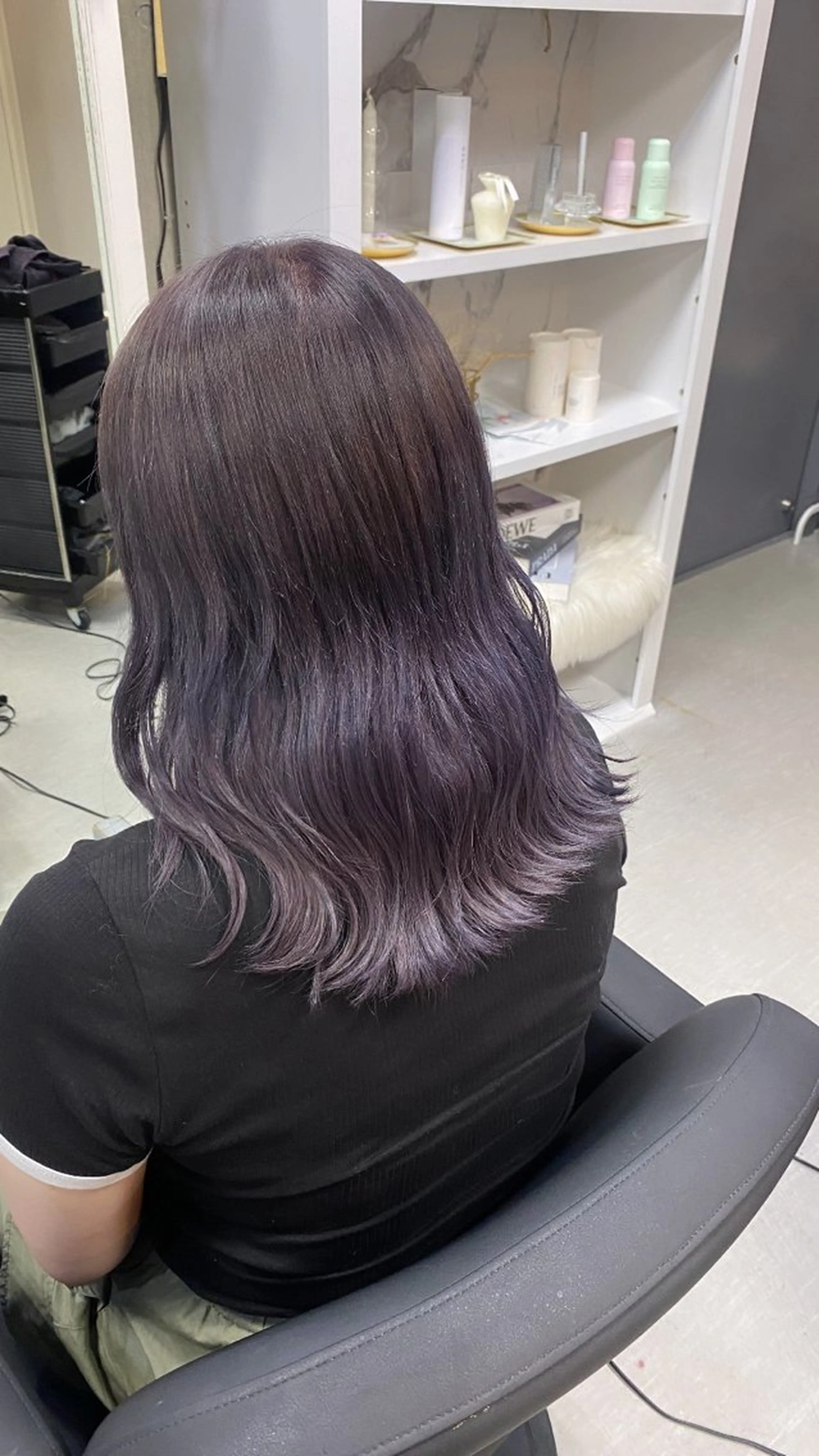 カラー ラベンダーカラー ‎XELM高崎‎‎‎ ‎‎🤍Kyoka‎のヘアスタイル