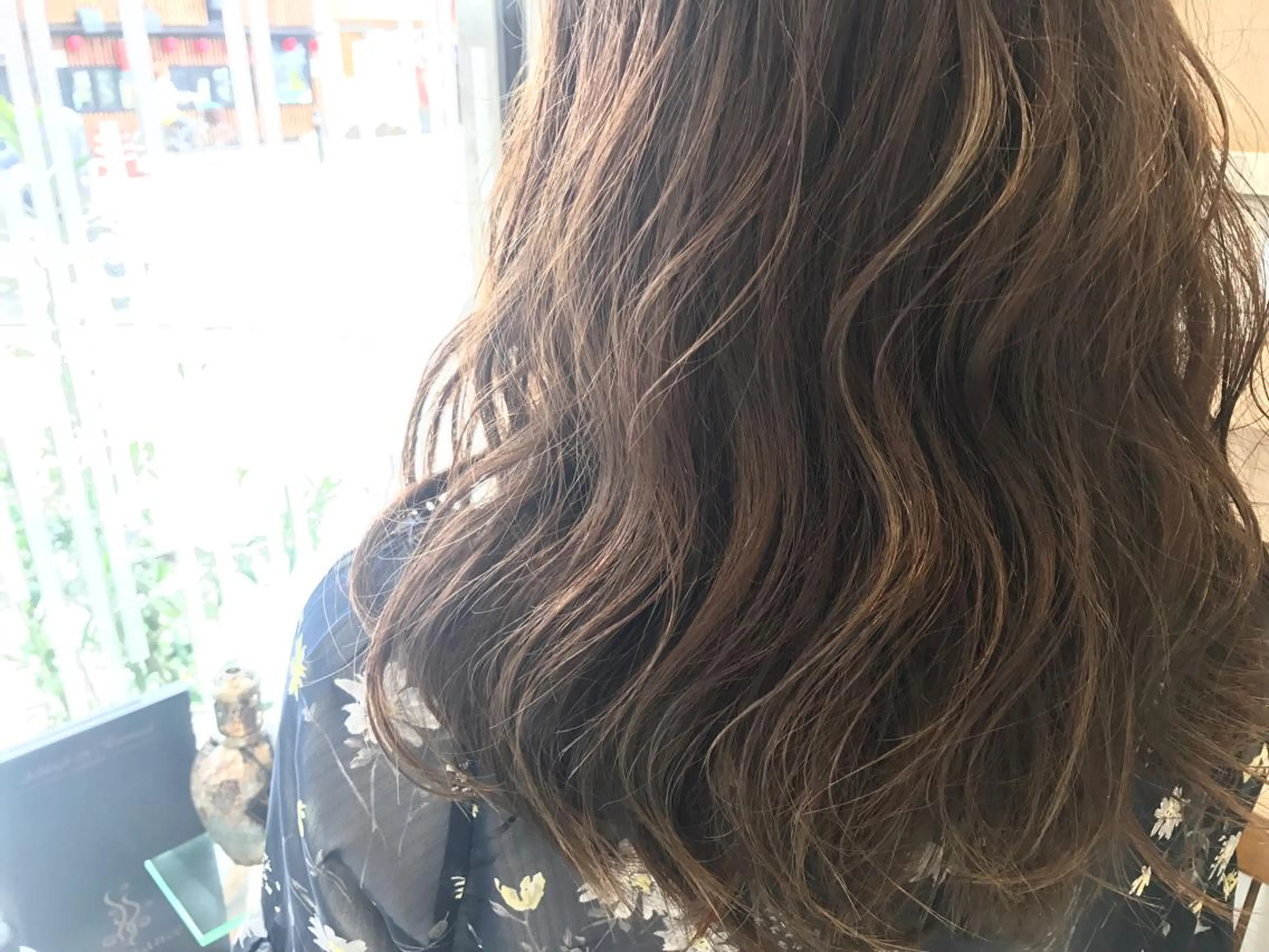 ロング カラー ヘアアレンジ アディクシーカラー スズキ シオリのヘアスタイル