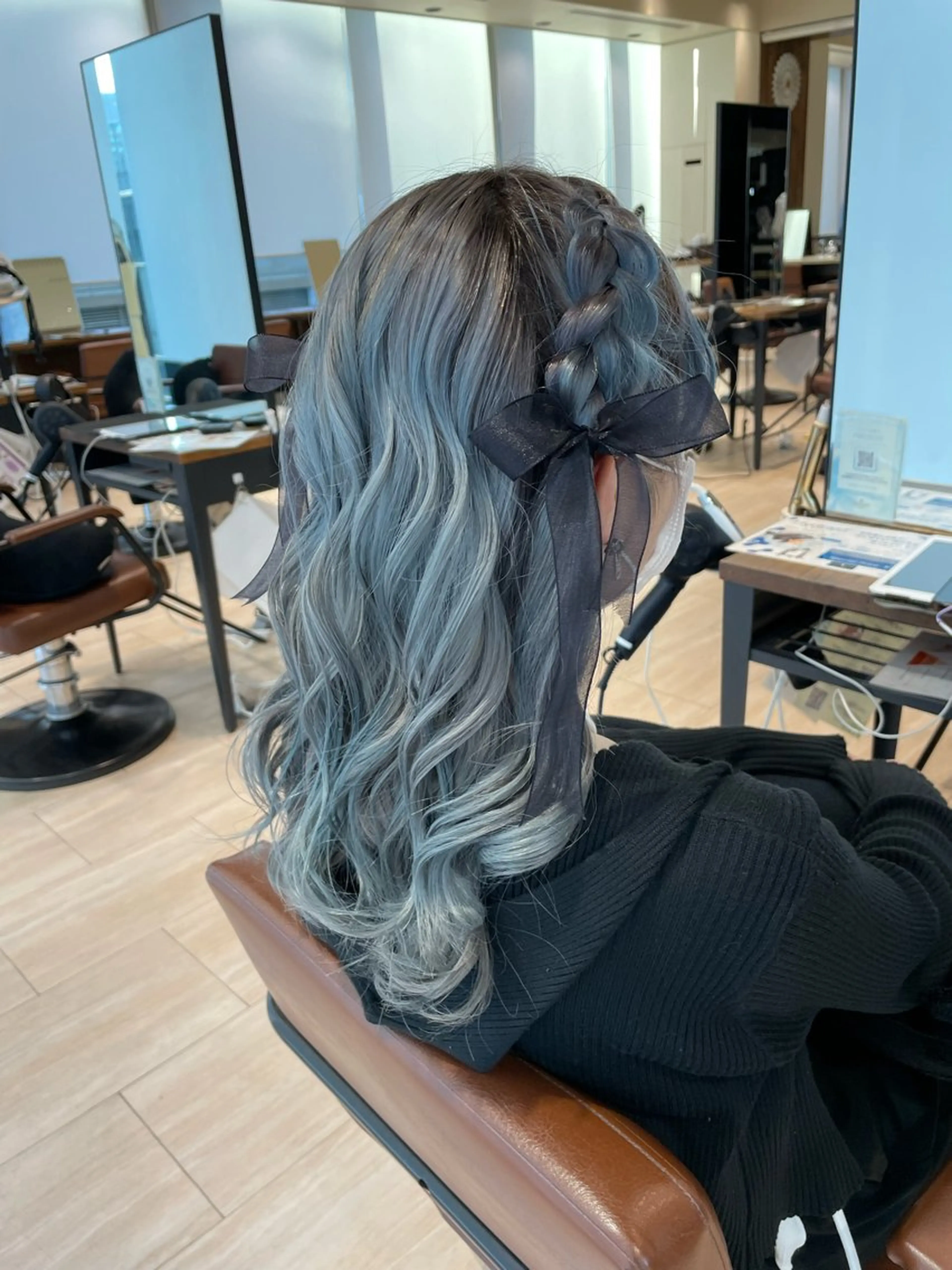 ヘアアレンジ ヘアセット 艶カラー/アレンジ/ はまぐちうみのヘアスタイル