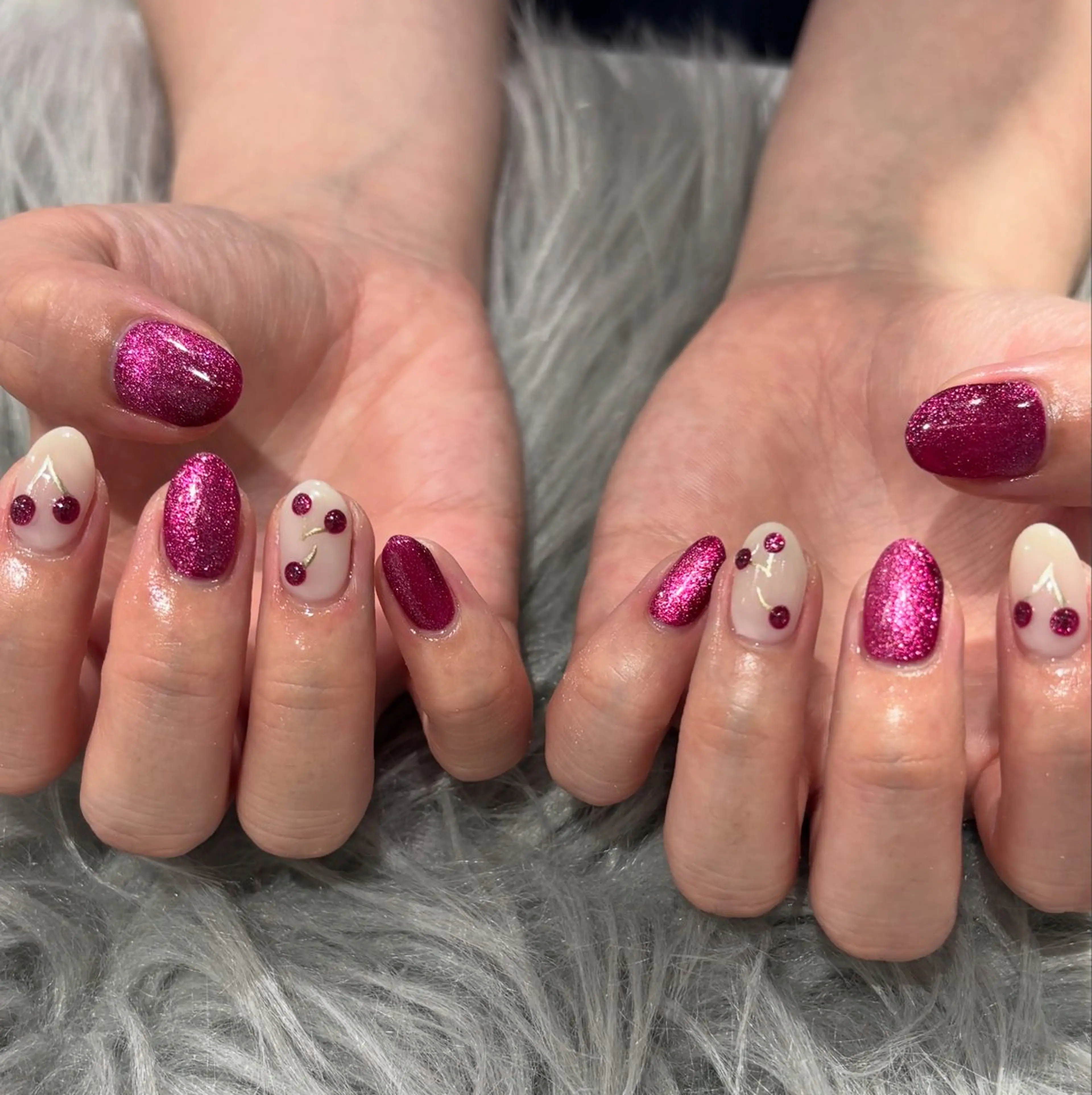 ネイル ハンドネイル はあとねいる筑紫口店 Nahoのネイルデザイン