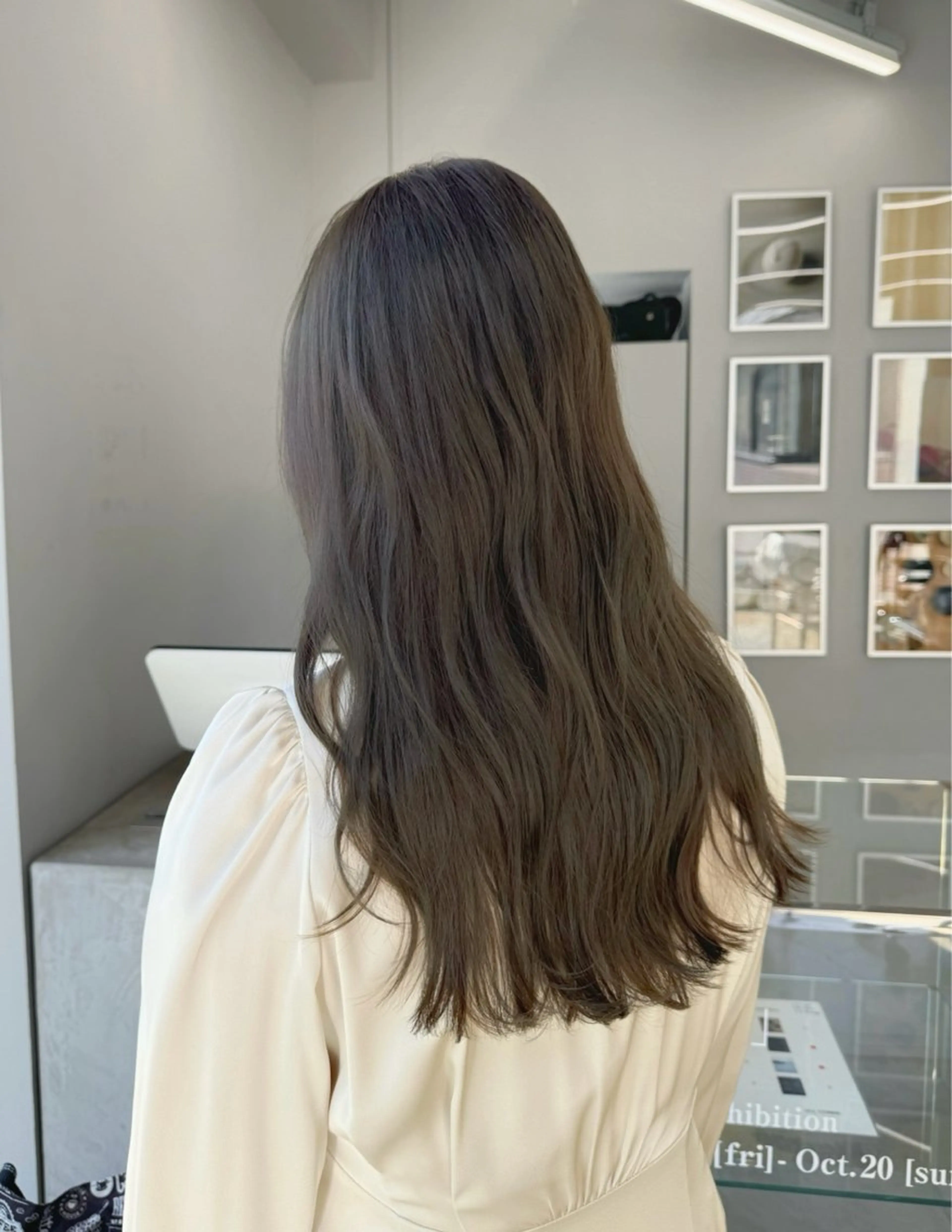 カラー ベージュカラー 透明感カラー ヘアカラー トリートメント maina/透明感 ベージュ/ブラウンのヘアスタイル