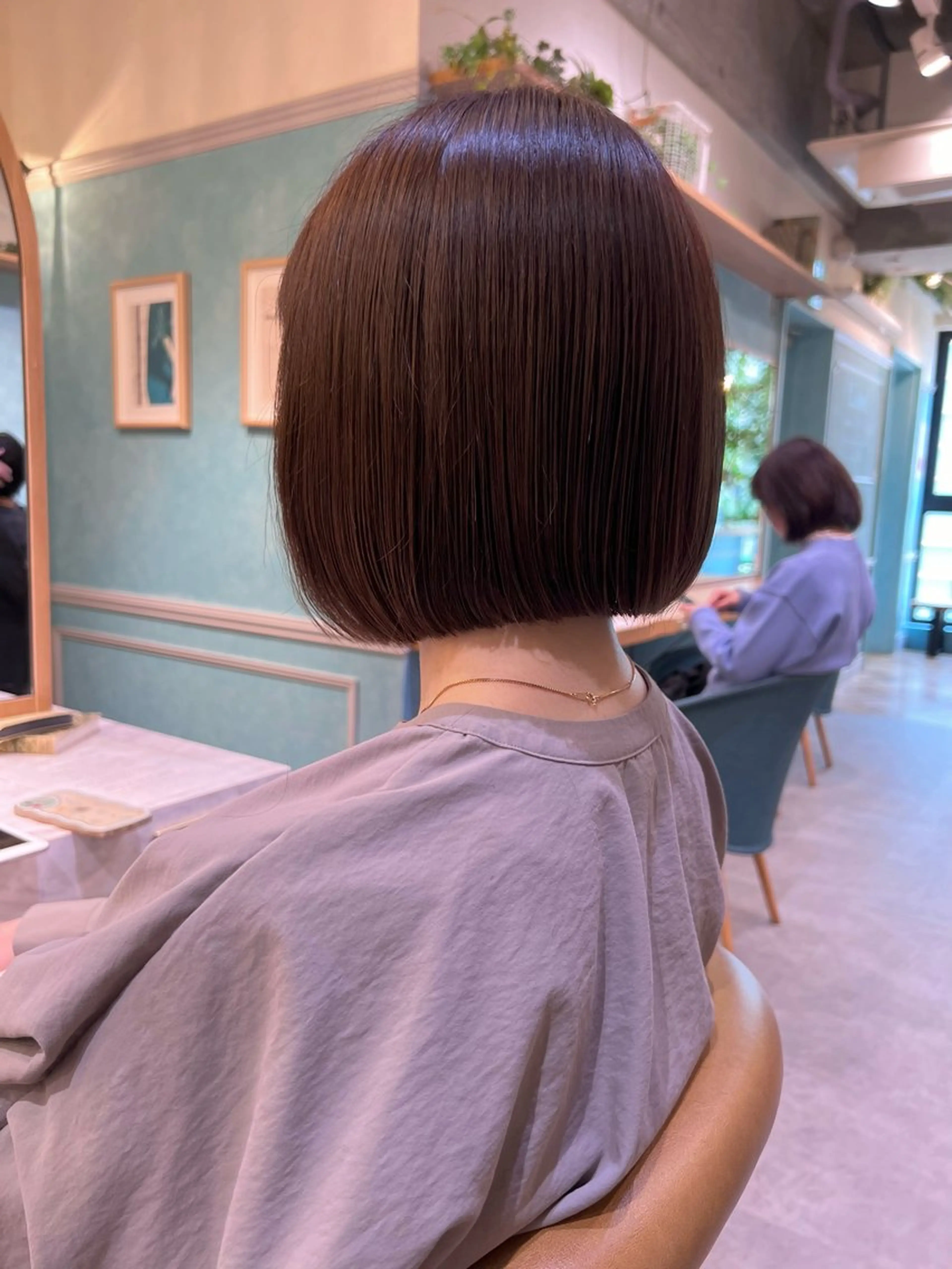 ミディアム カット ヘアカラー 大宮/ボブ/縮毛矯正 大瀧菜月のヘアスタイル