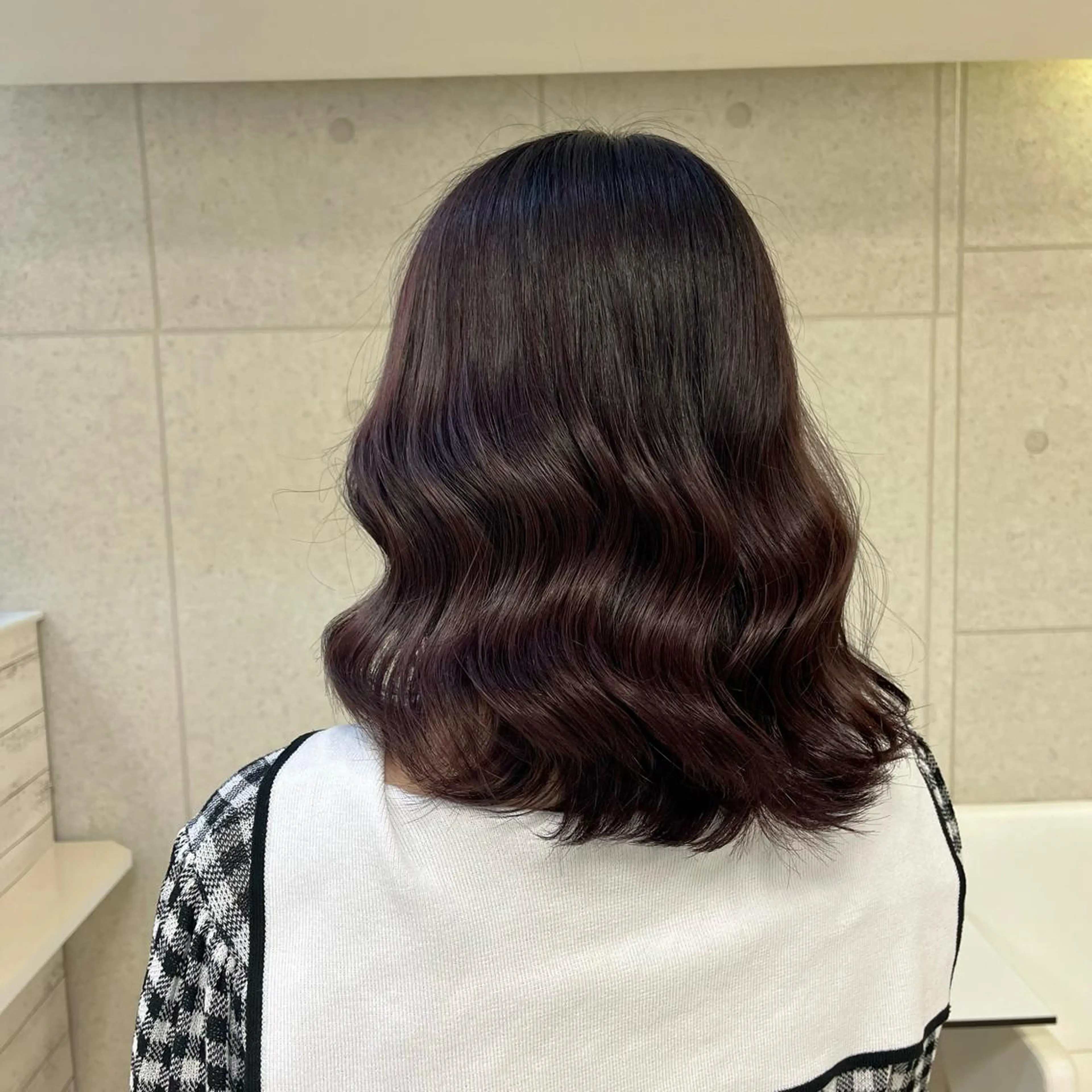 セミロング ラベンダーブラウン モデル募集中🌟 ふくむらのヘアスタイル