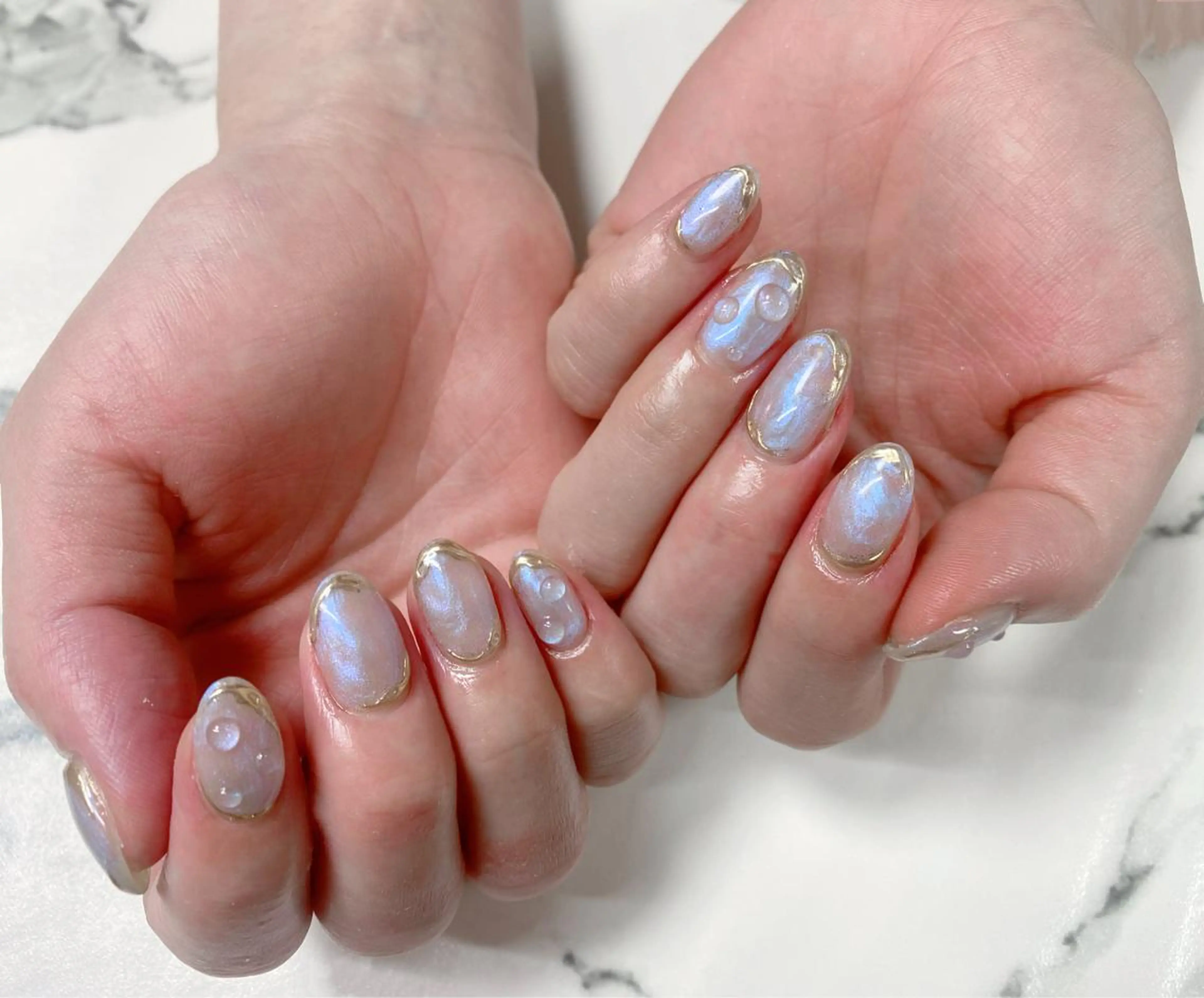 ロング カラー ネイル Q Free nailsのネイルデザイン