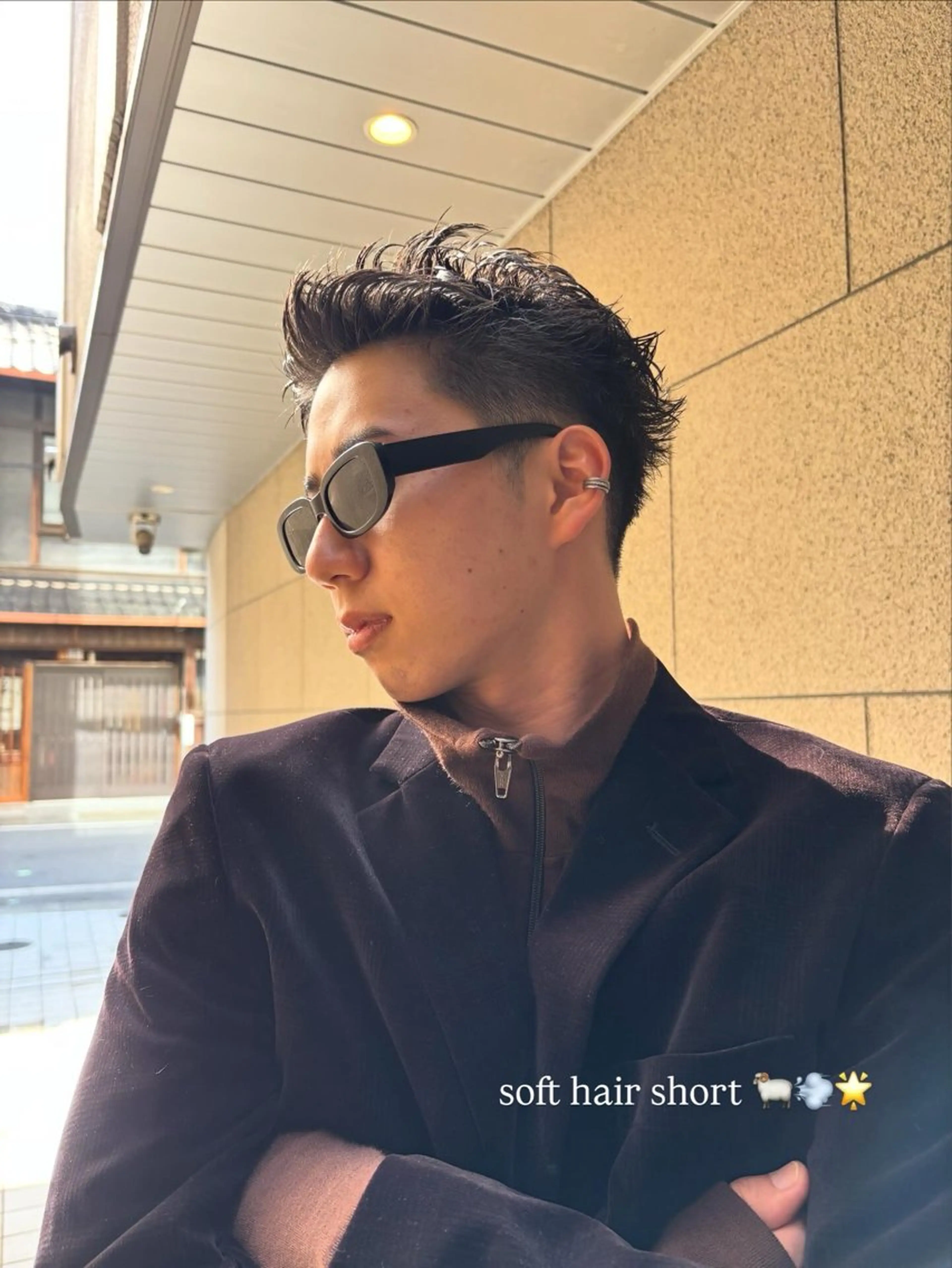 ショート メンズ ビジネス ショートヘア 📍奈良/⚠️急募/ 1月末まで/佐藤有哉のヘアスタイル