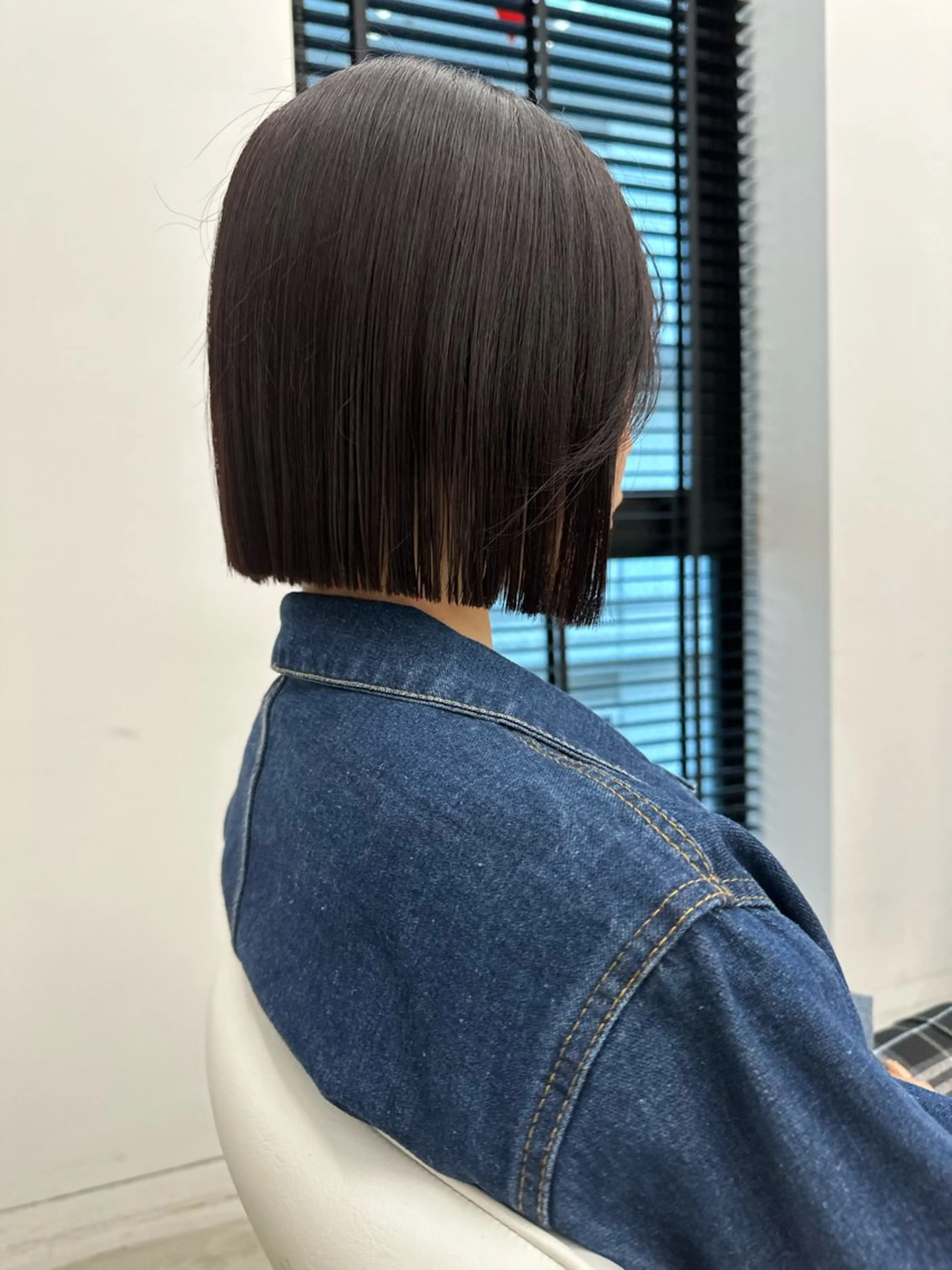 ショート ボブ MAEUL NAGOYA所属・レイヤーボブ/名駅/ くびれボブ/縮毛矯正のヘアスタイル
