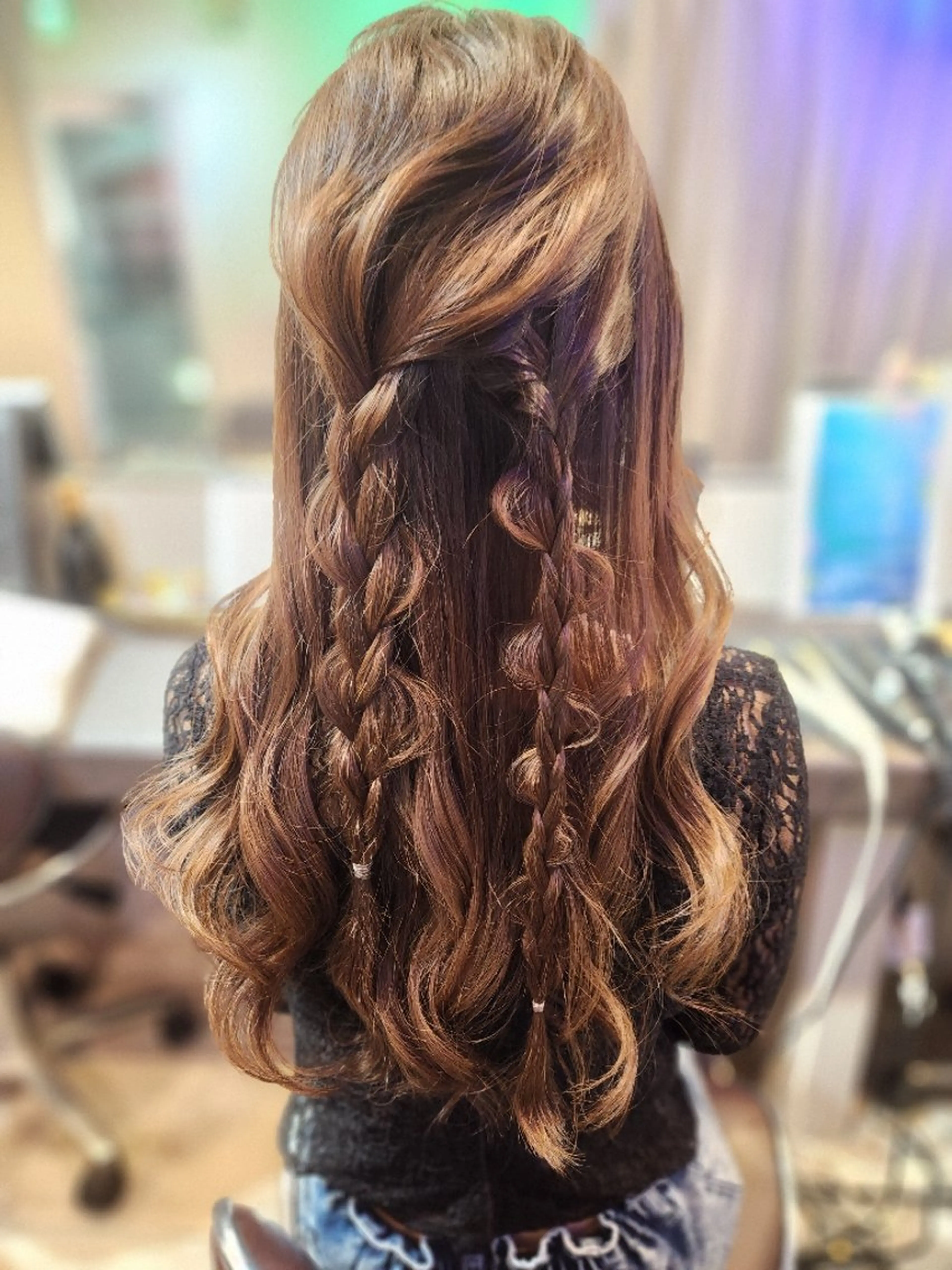 ロング ヘアアレンジ ヘアセット サロンソレイユ(マツ エク/ヘアセット)のヘアスタイル