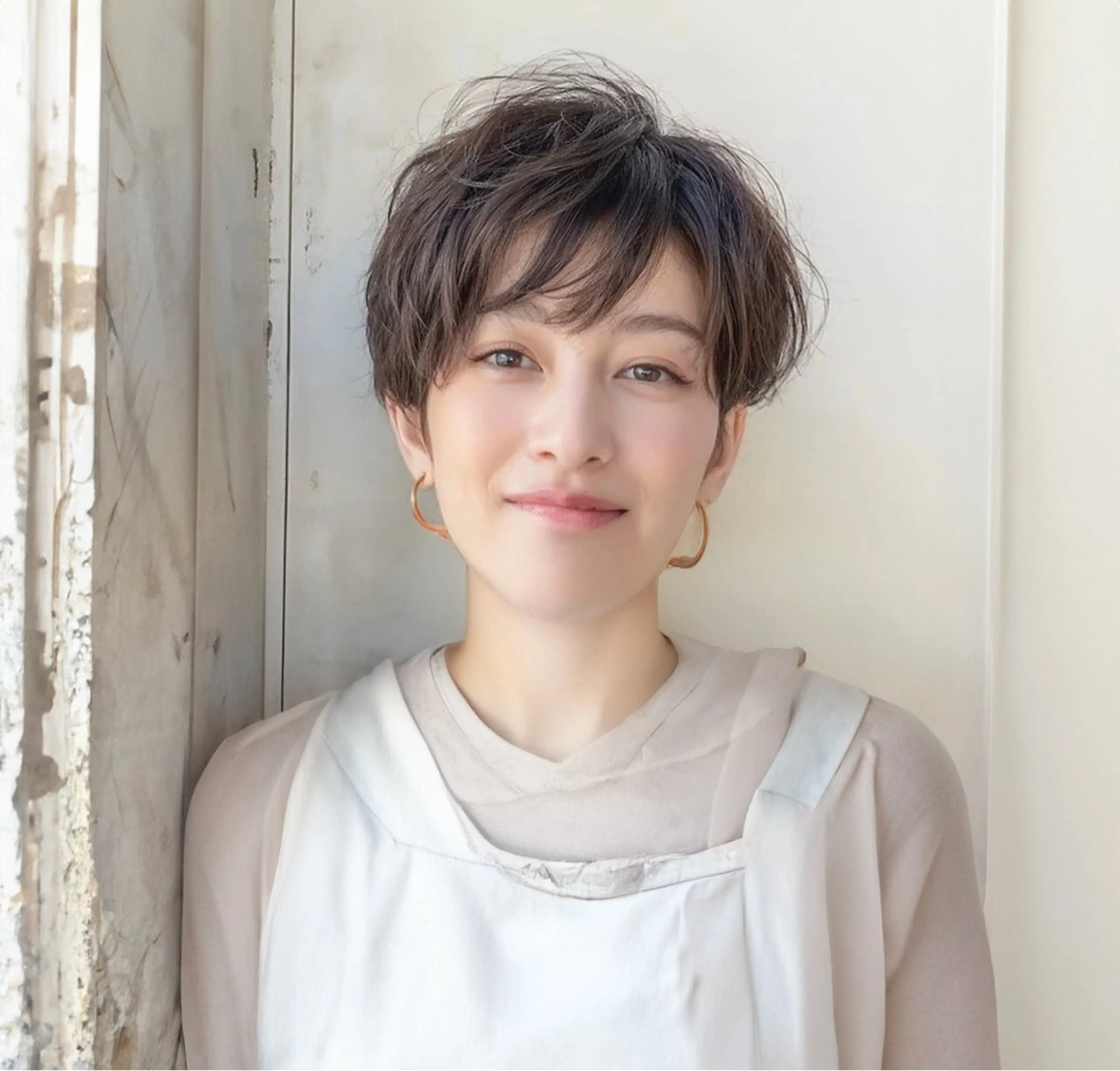 ショート カラー 髪質改善/レイヤー/ ボブ/銀座/平松✂️のヘアスタイル