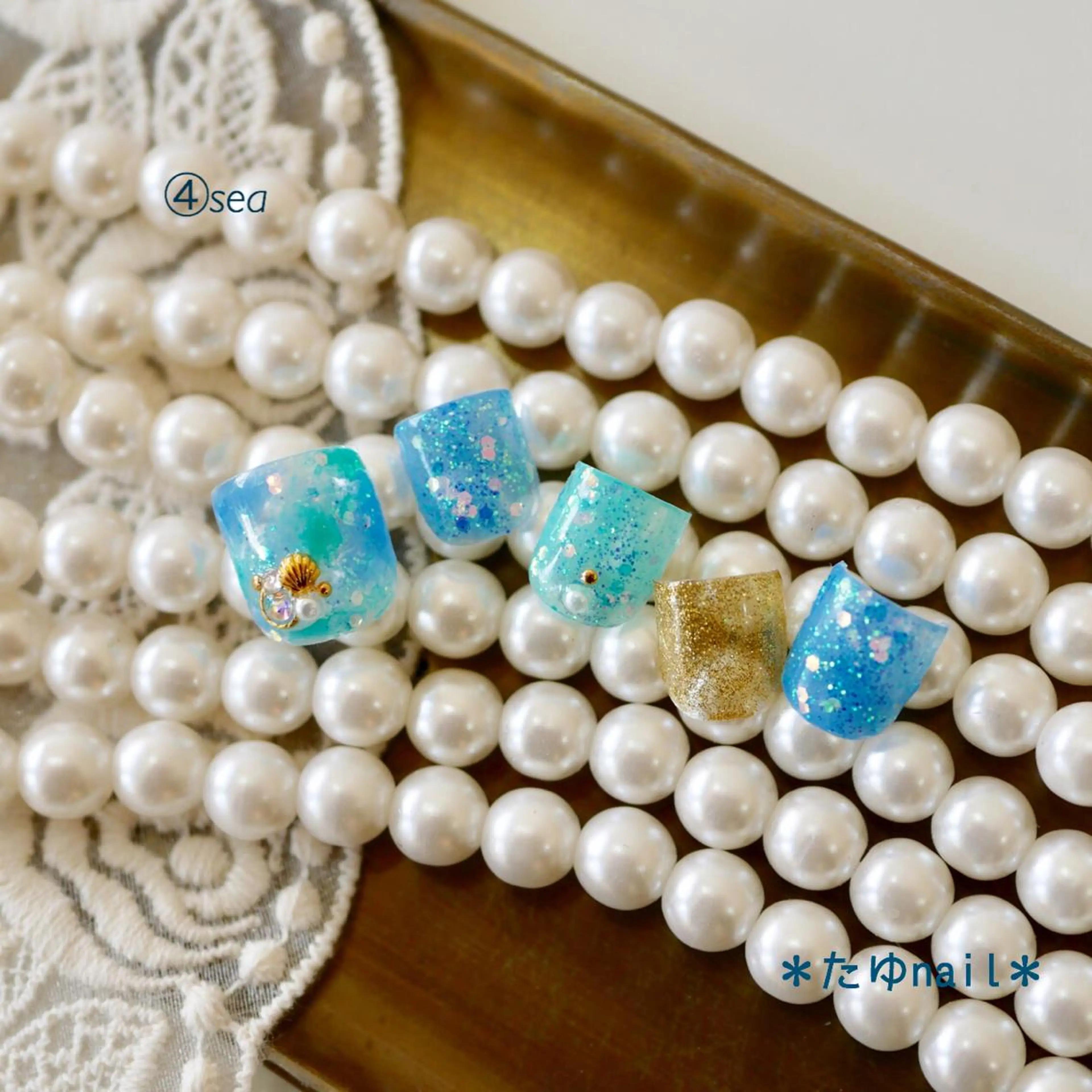 ネイル フットネイル ネイルサロン・ネイルスクール　たゆnail所属・ネイルサロン 【たゆnail】のネイルデザイン