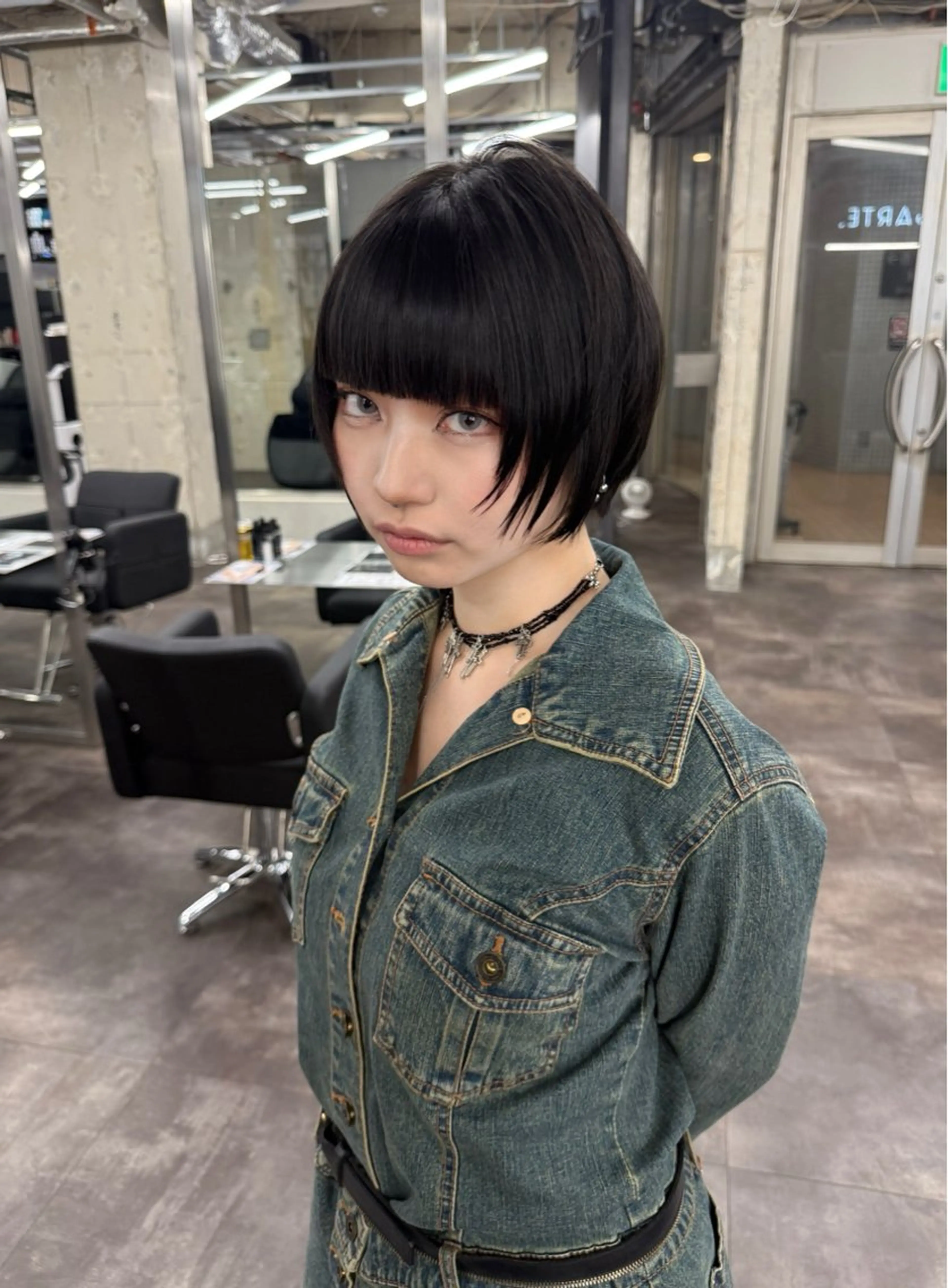 ショート 縮毛矯正 カット RYOTA /GARTE髪質改善のヘアスタイル