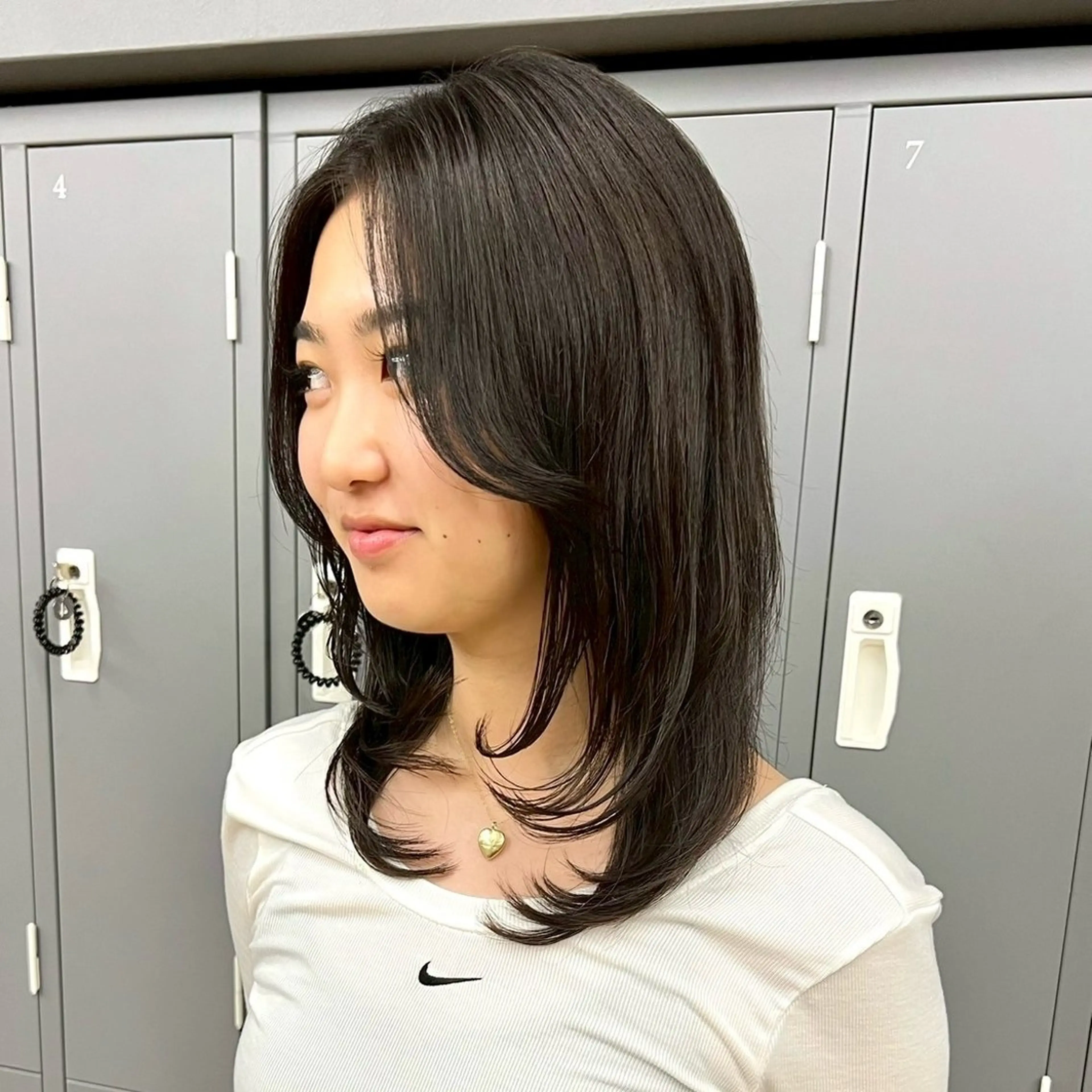 セミロング 暖色/ボブ/吉岡美音 GIEN NU茶屋町のヘアスタイル