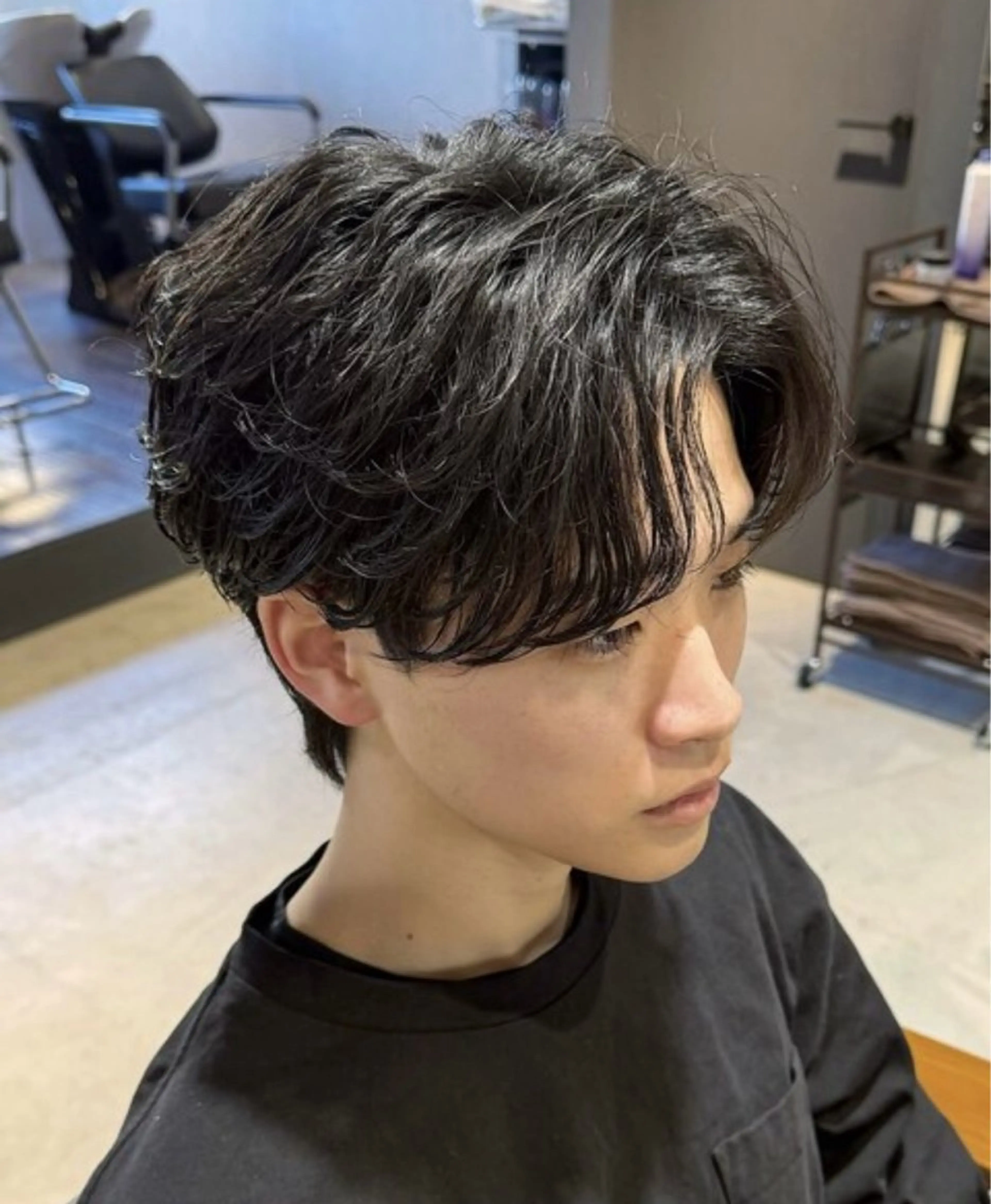 パーマ メンズ カット パーマ トリートメント ヘッドスパ 【メンズ特化】/ パーマ/名駅/Jinのヘアスタイル