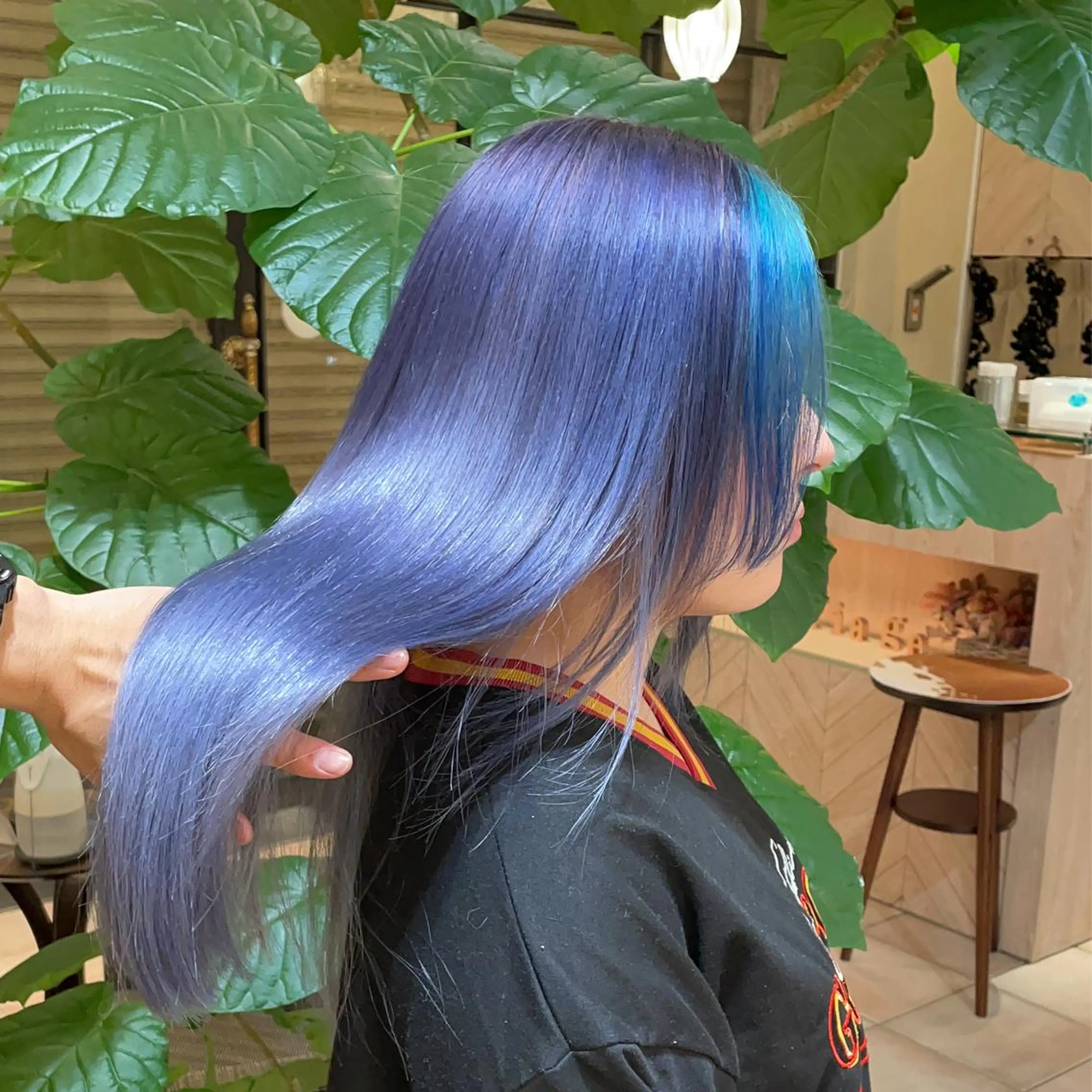 ロング カラー ブリーチ ケアブリーチ ヘアカラー トリートメント tet 店長 RIKITOのヘアスタイル