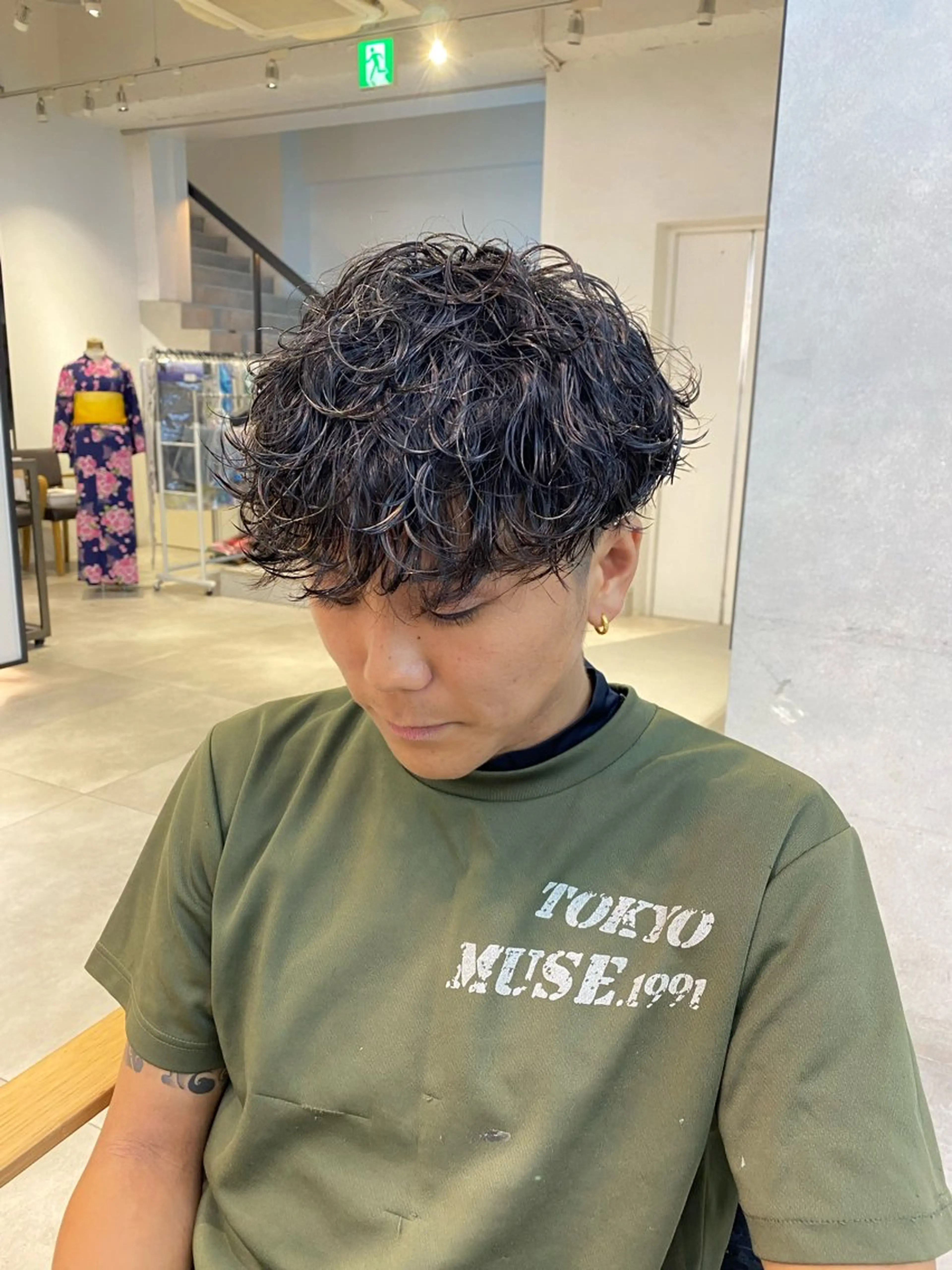 パーマ メンズ 新宿【メンズパーマ】 塩澤太一のヘアスタイル