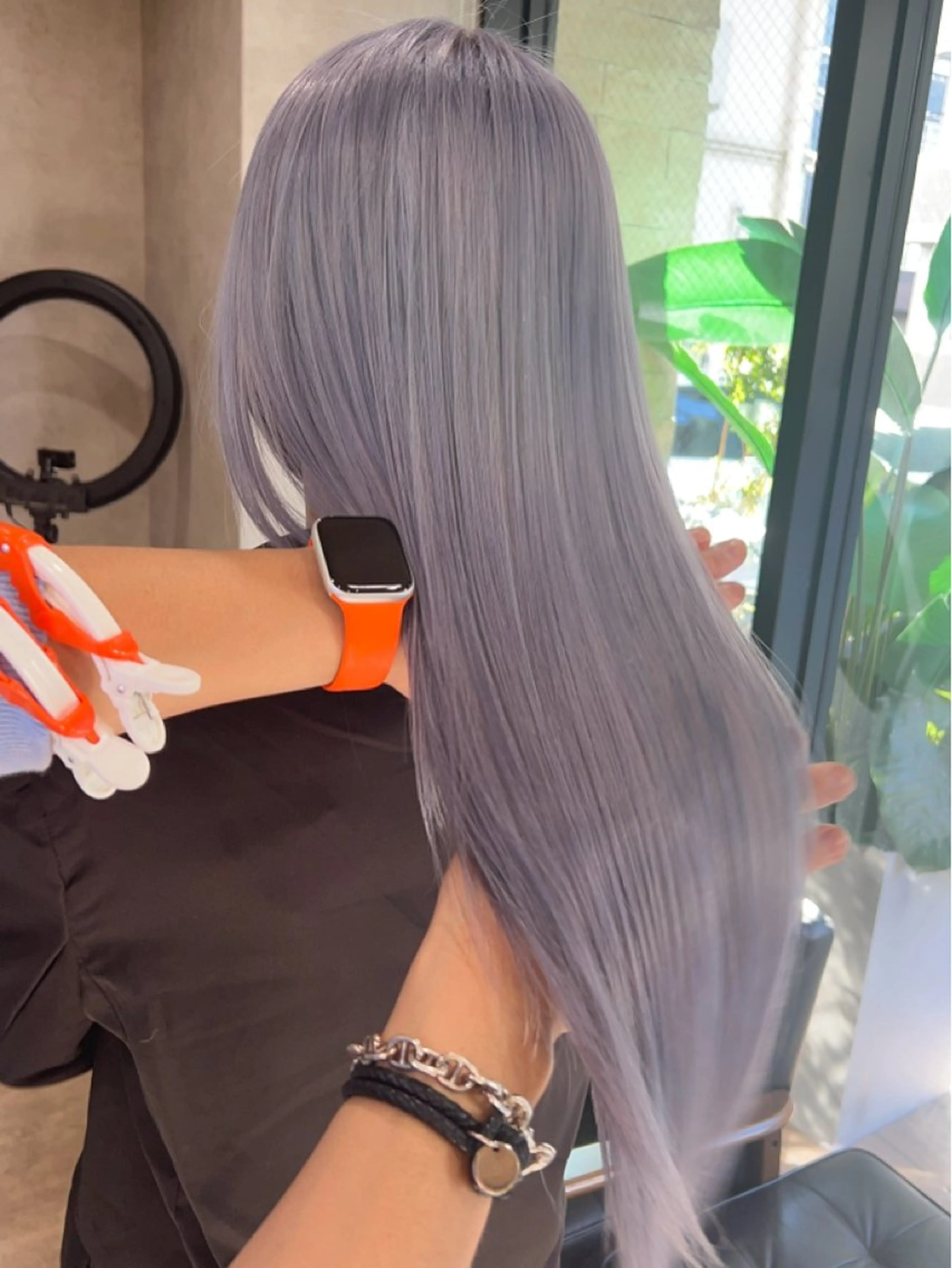 【今話題の美髪エステ➕カラー】の写真