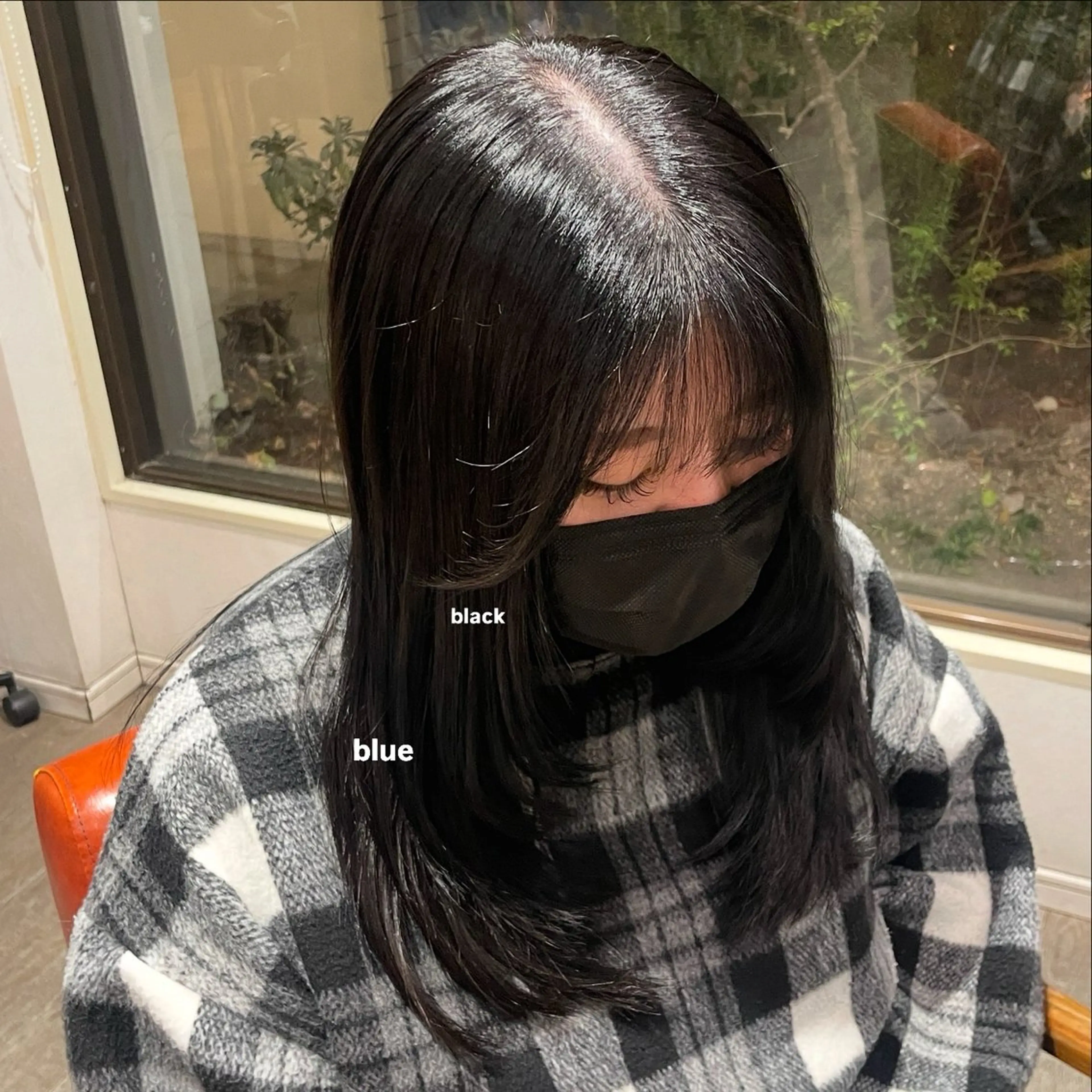 セミロング 南場 智美のヘアスタイル