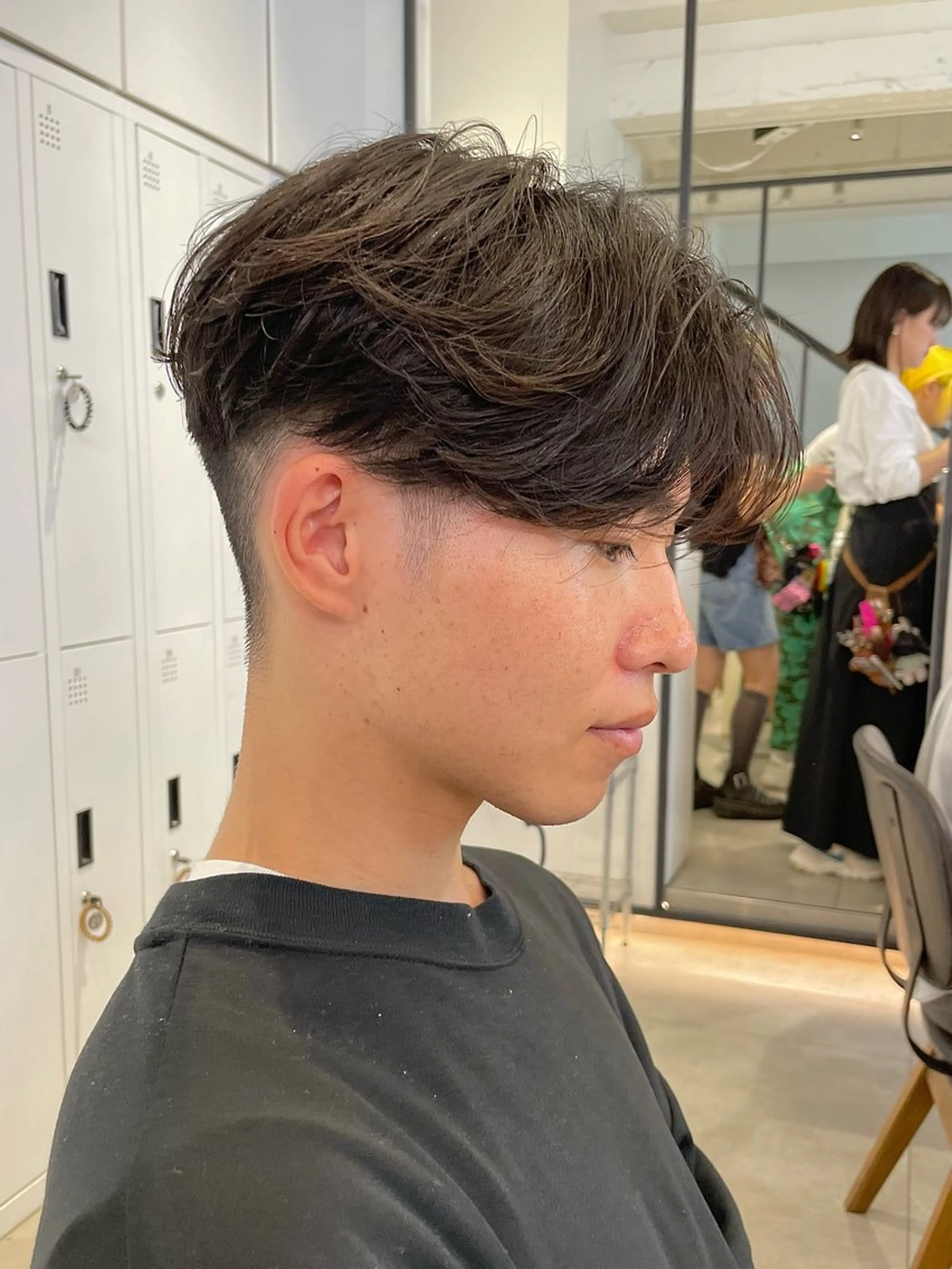 ショート パーマ メンズ カット パーマ 🇰🇷カルマパーマ kaito🇰🇷のヘアスタイル