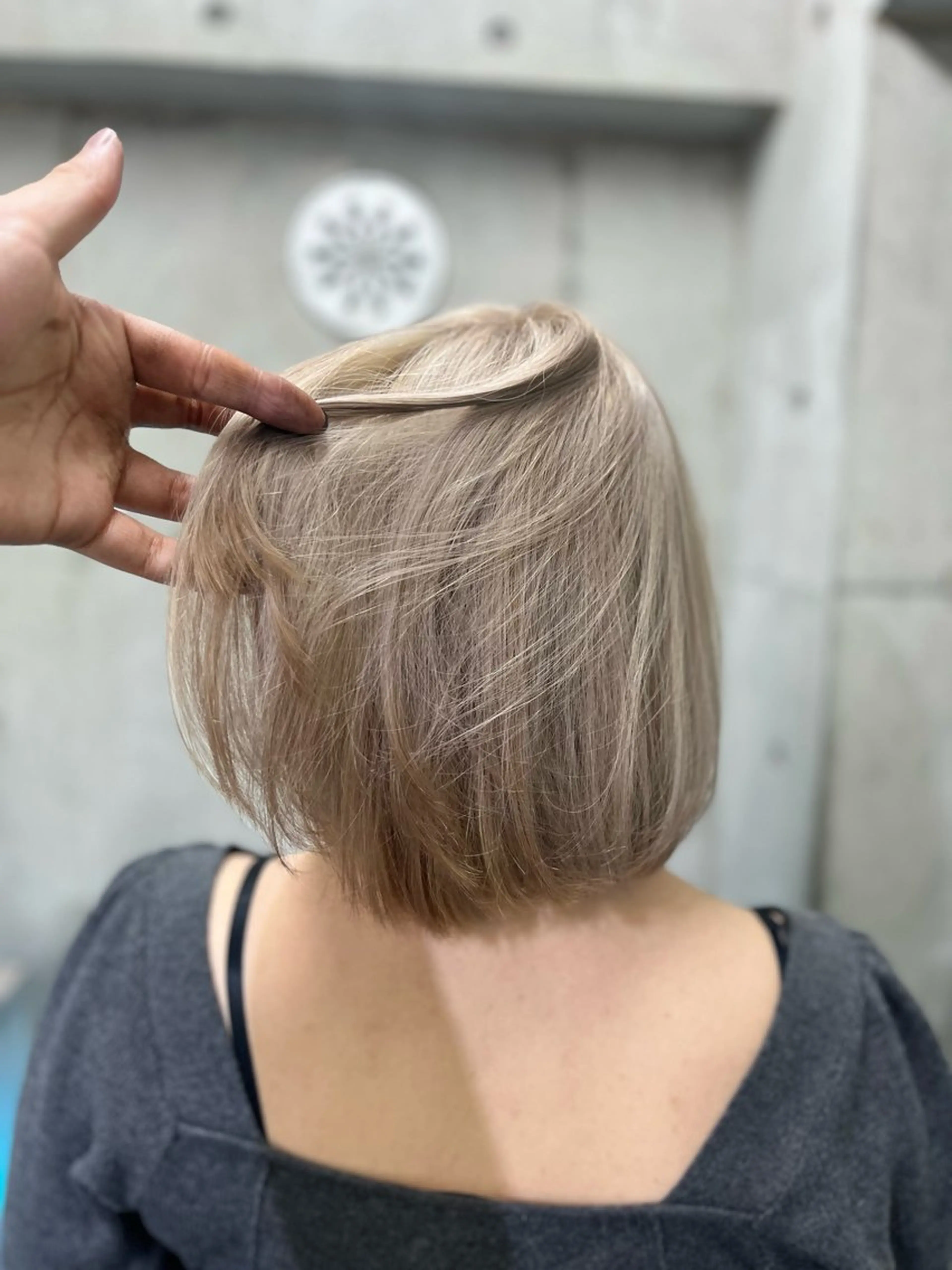 ミディアム カット ヘアカラー トリートメント 個性派ウルフ/メンズ /ブリーチ/渋谷のヘアスタイル