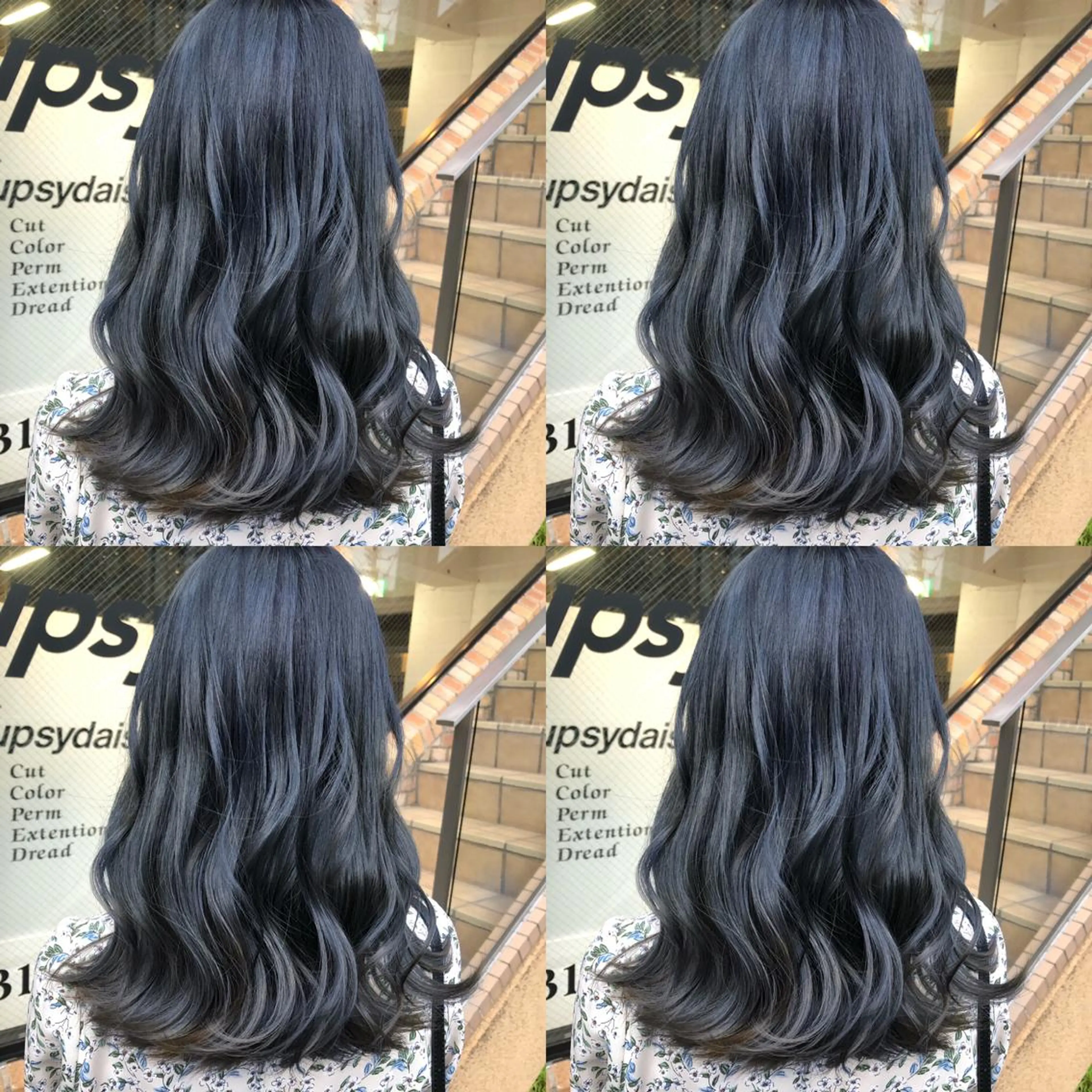 セミロング カラー ヘアアレンジ 八巻 晴香のヘアスタイル