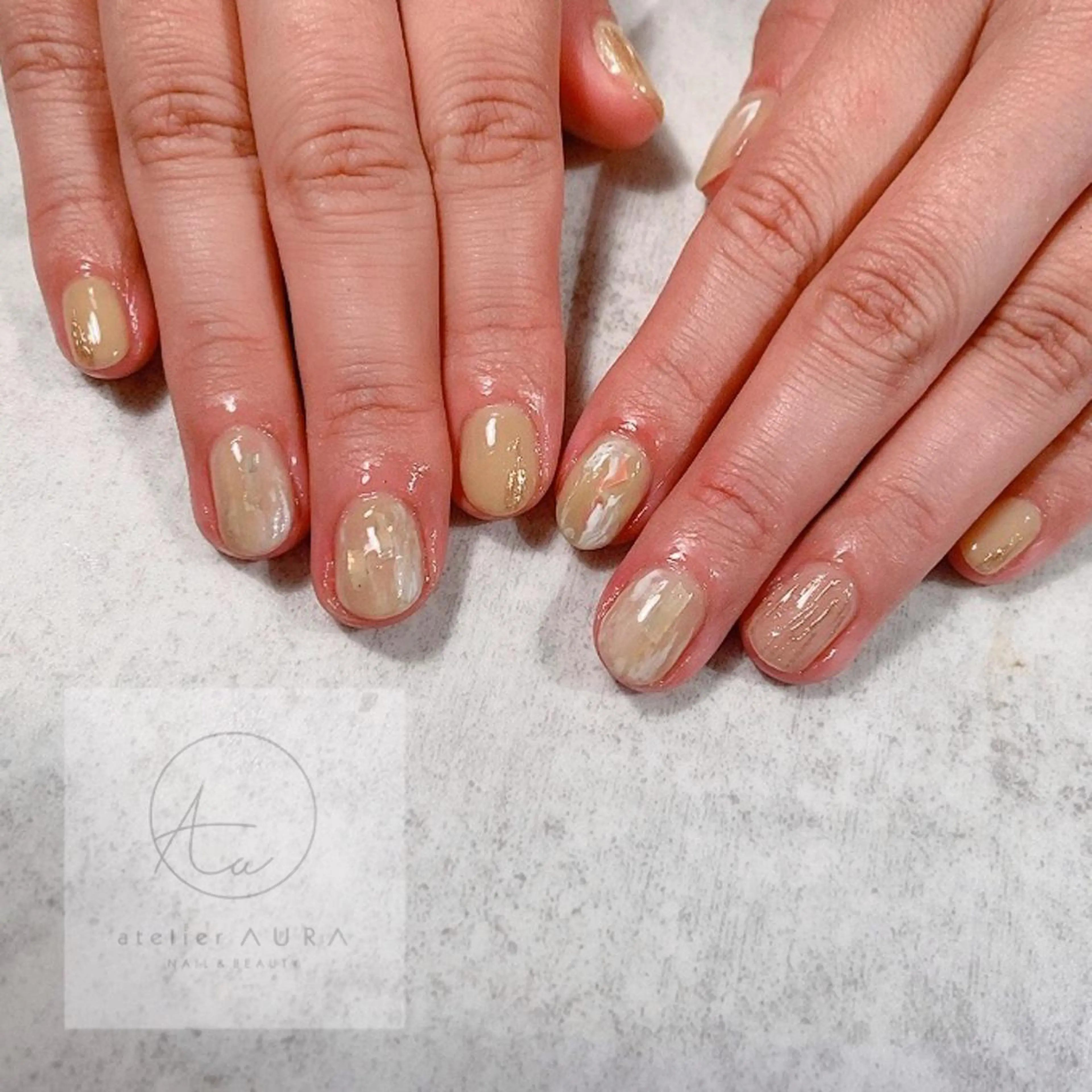 ネイル atelier AURA ｱﾄﾘｴ ｱｳﾗ所属・atelier AURAのネイルデザイン