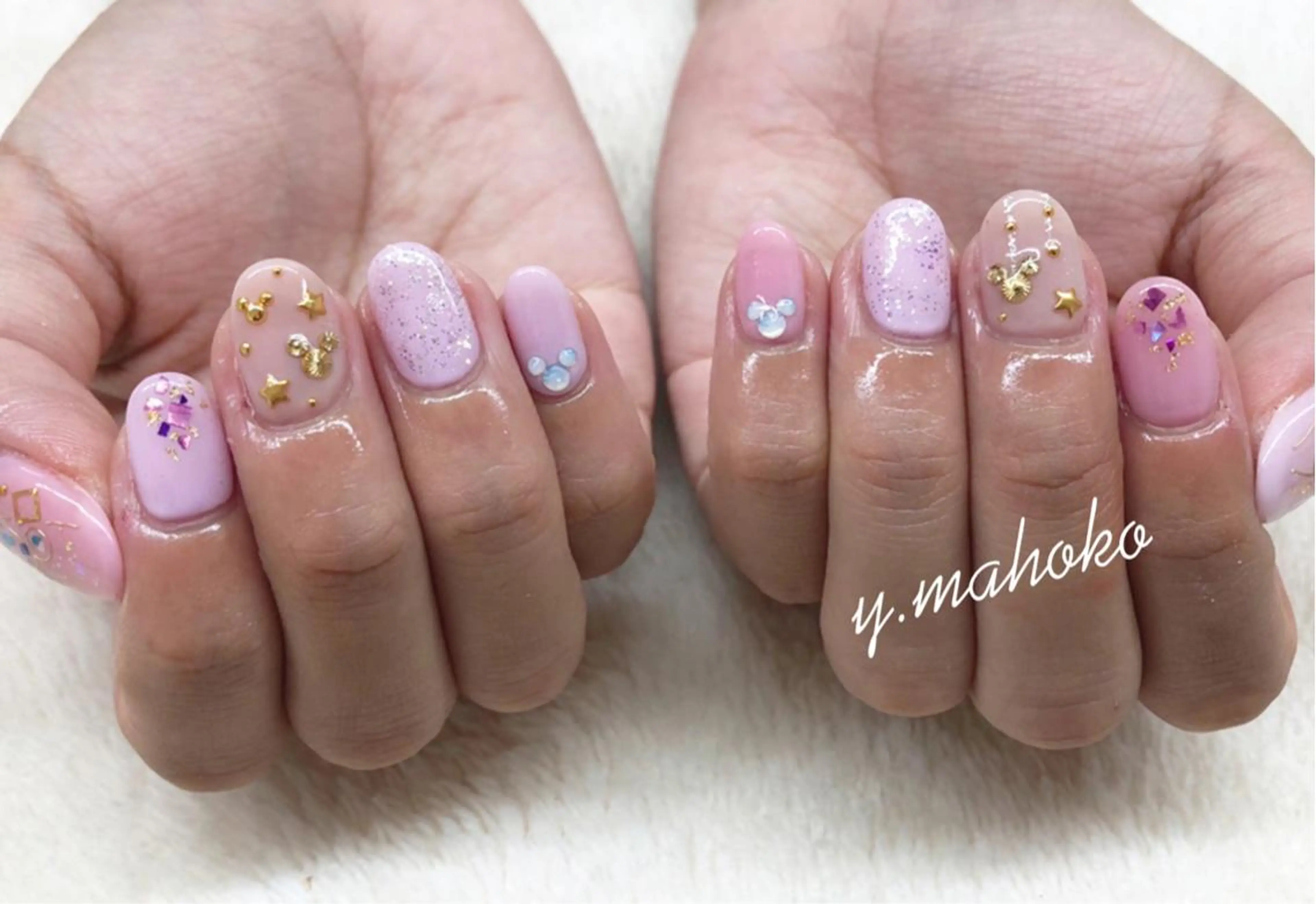 ネイル ハンドネイル She nail studio 原宿所属・パラジェル有/ スカルプ/mahoのネイルデザイン