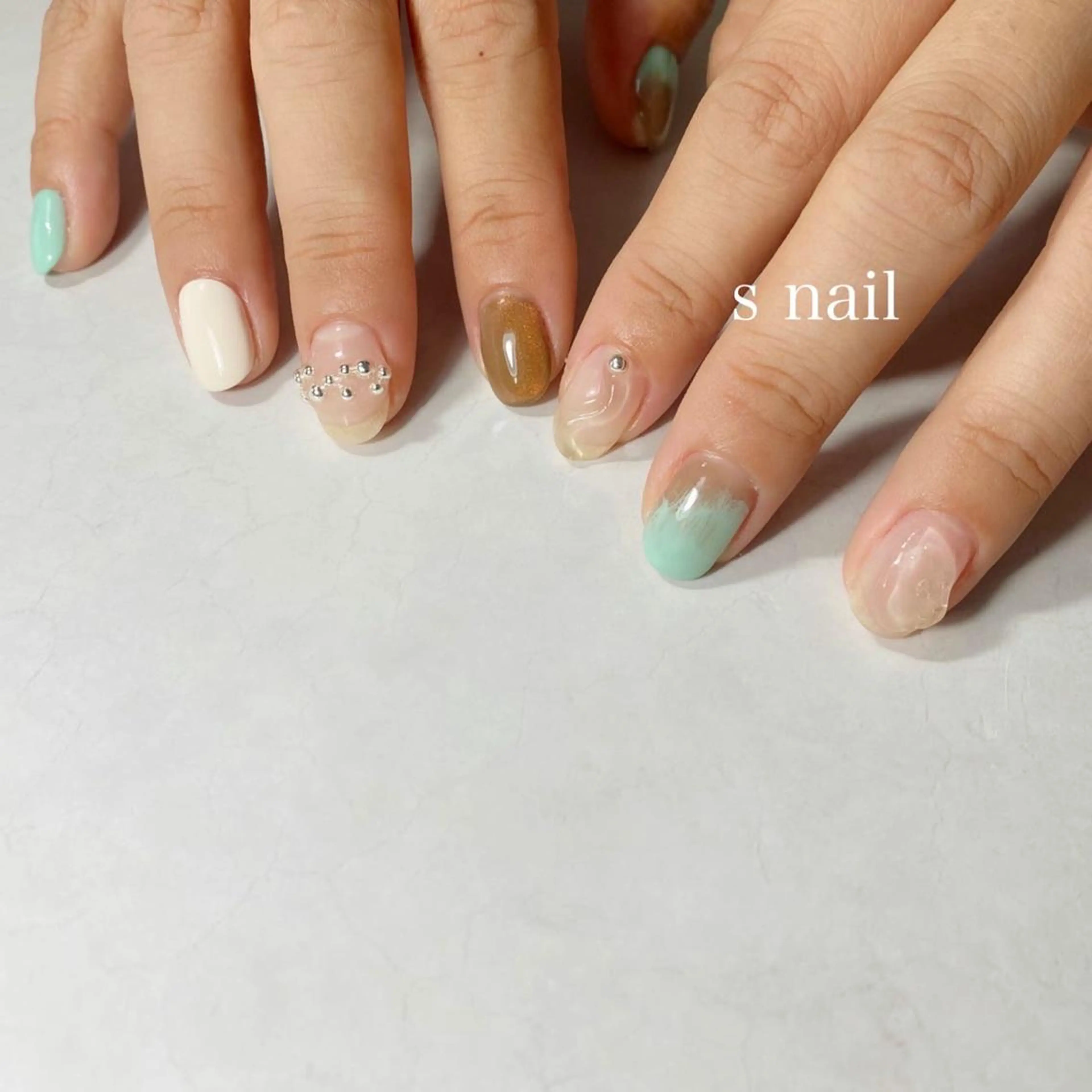 ネイル ハンドネイル s nail さとよしみゆきのネイルデザイン