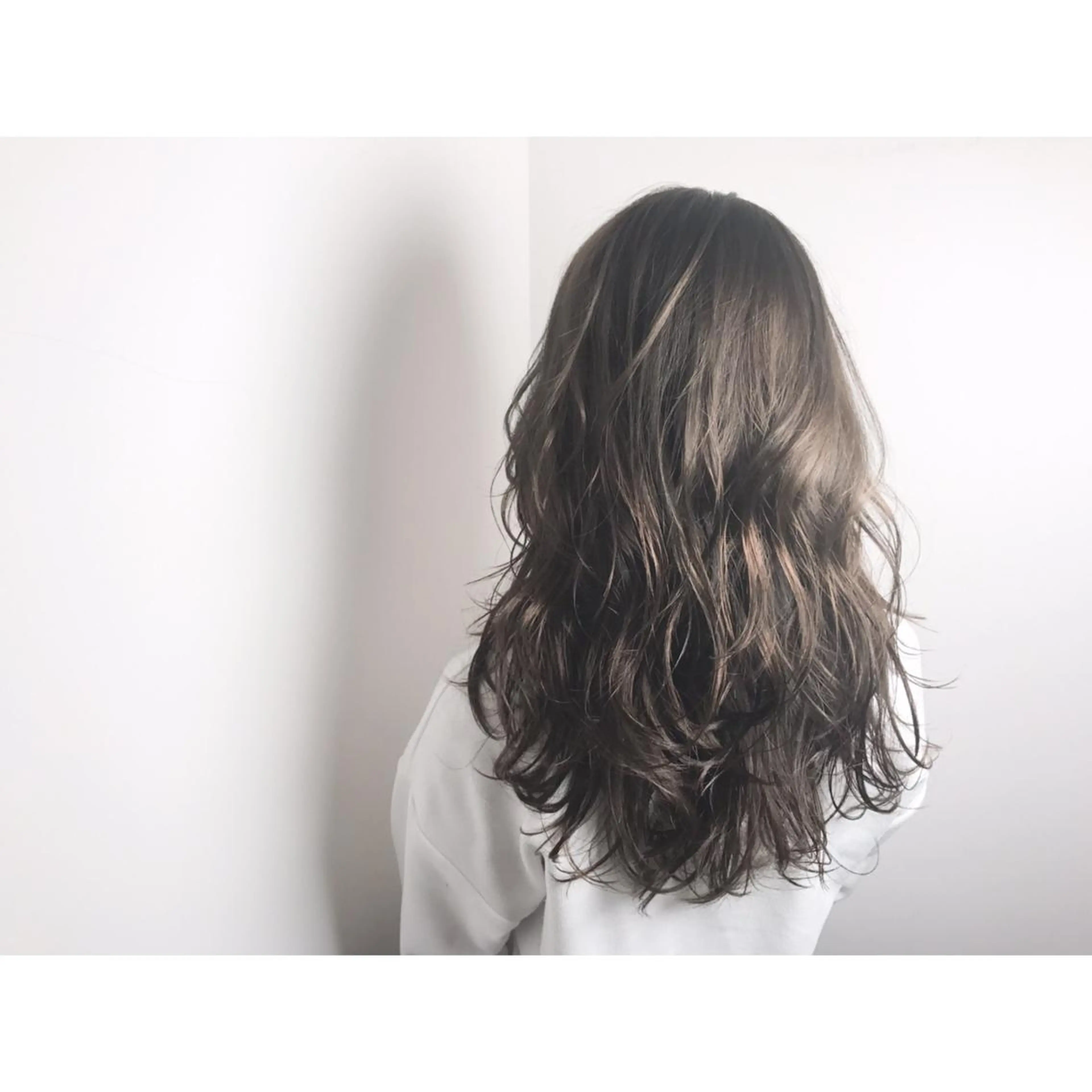 ミディアム セミロング ロング カラー パーマ ショート/レイヤー なら石井知希のヘアスタイル