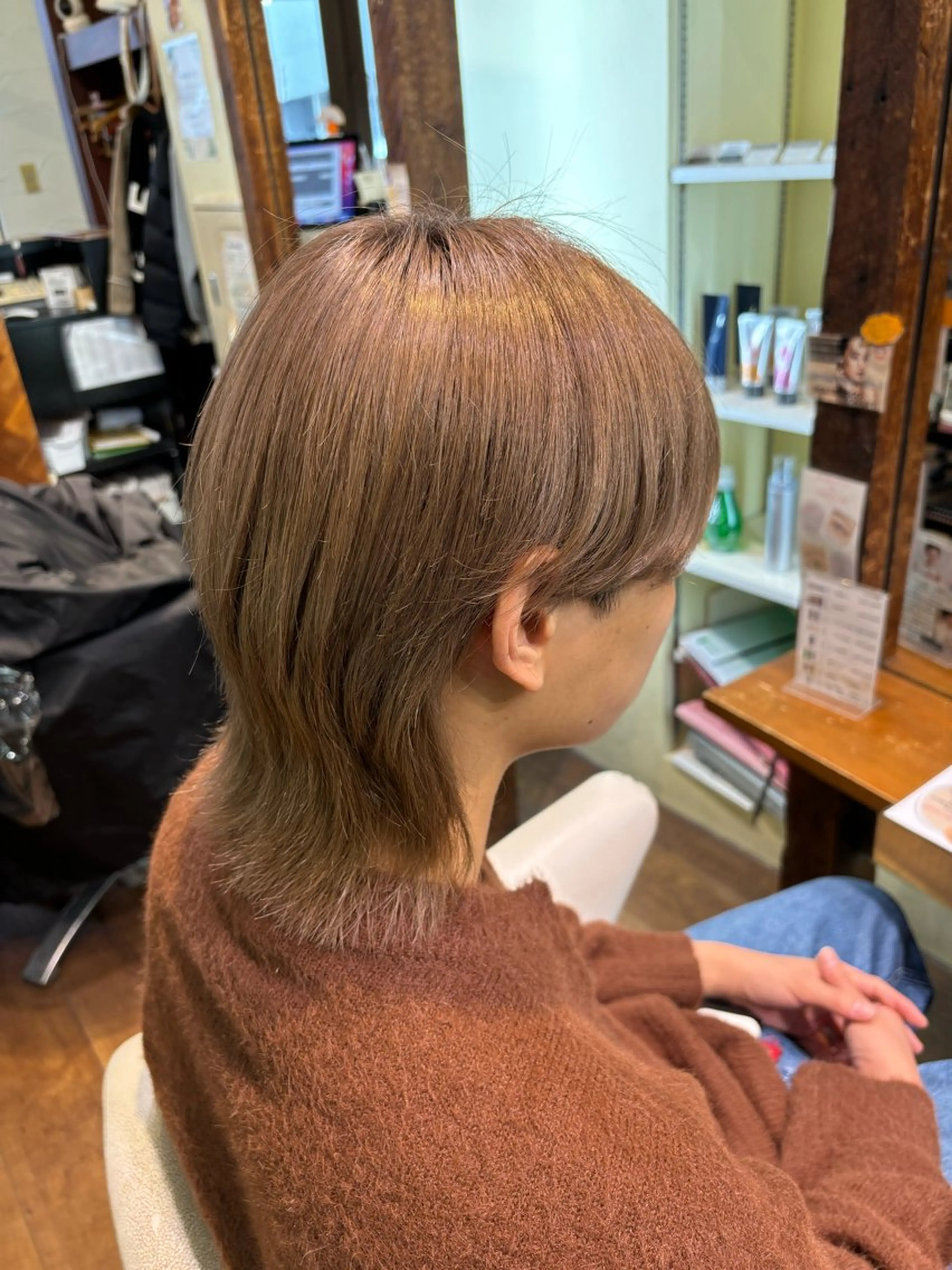 ショート メンズ ブリーチ予約率90% 以上✨森山陽向のヘアスタイル