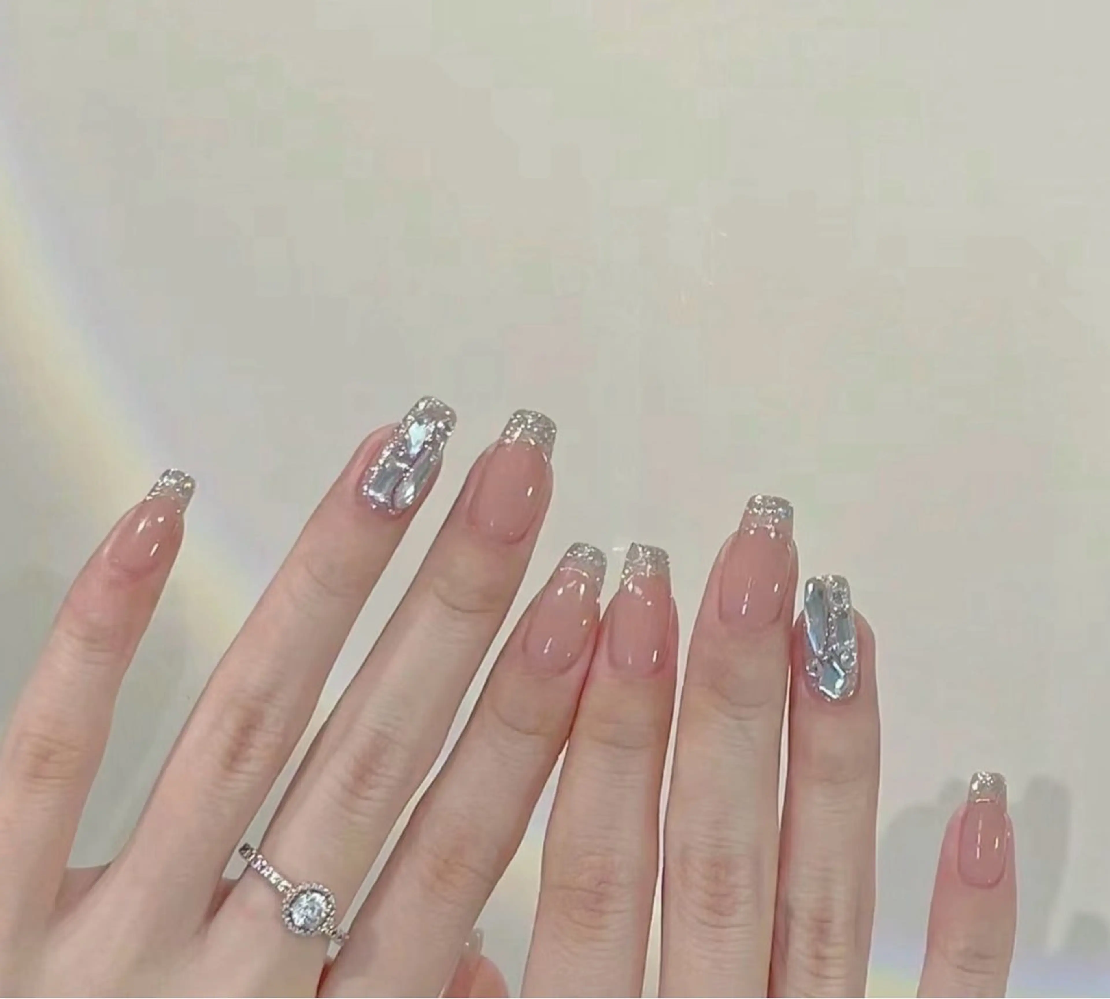 ネイル チークネイル 長さ出し フットネイル フレンチネイル ジェルネイル Nikoネイルサロン 上野店のネイルデザイン