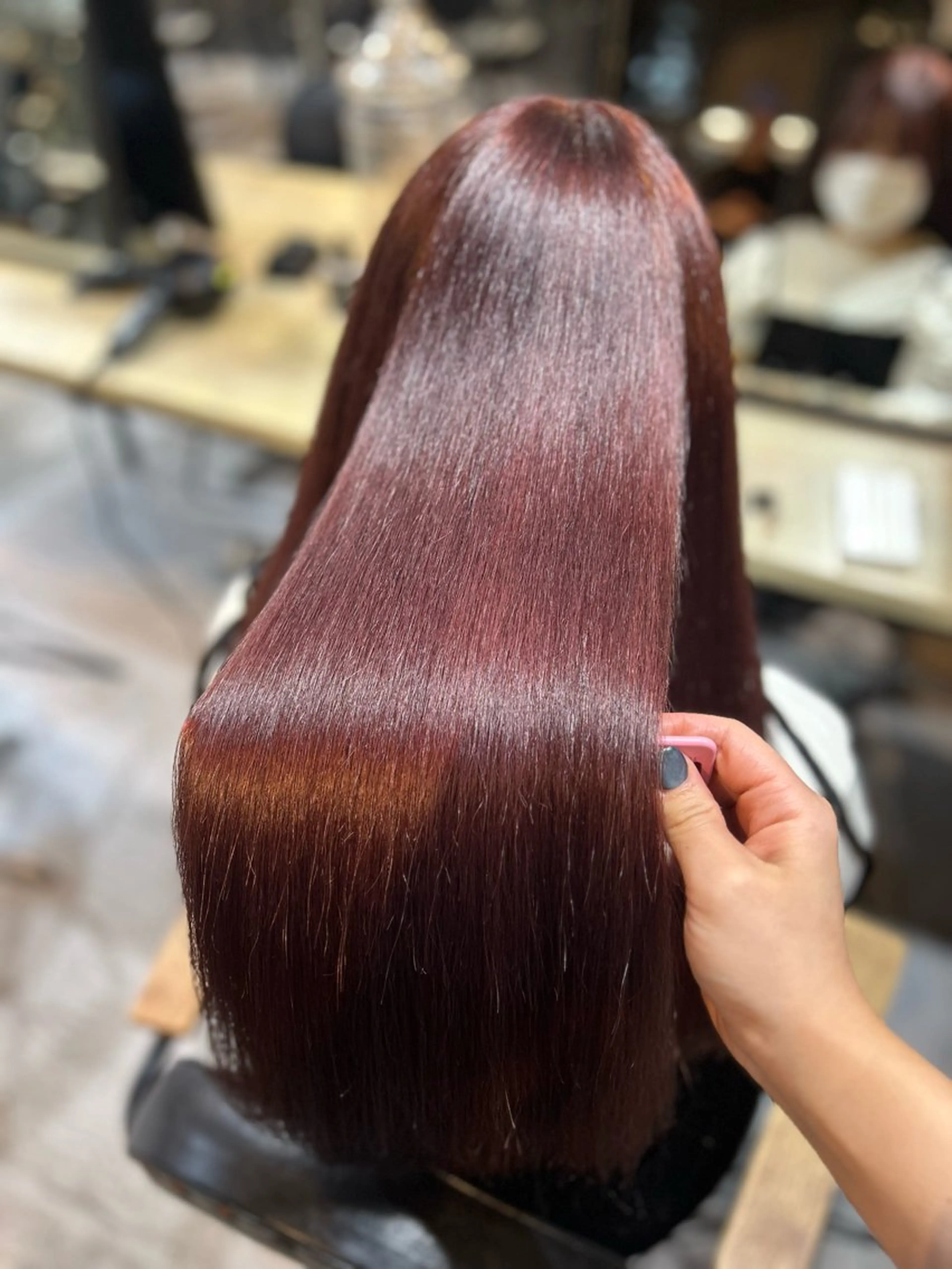 ロング 🌷ブリーチ縮毛矯正 /mina🌷のヘアスタイル