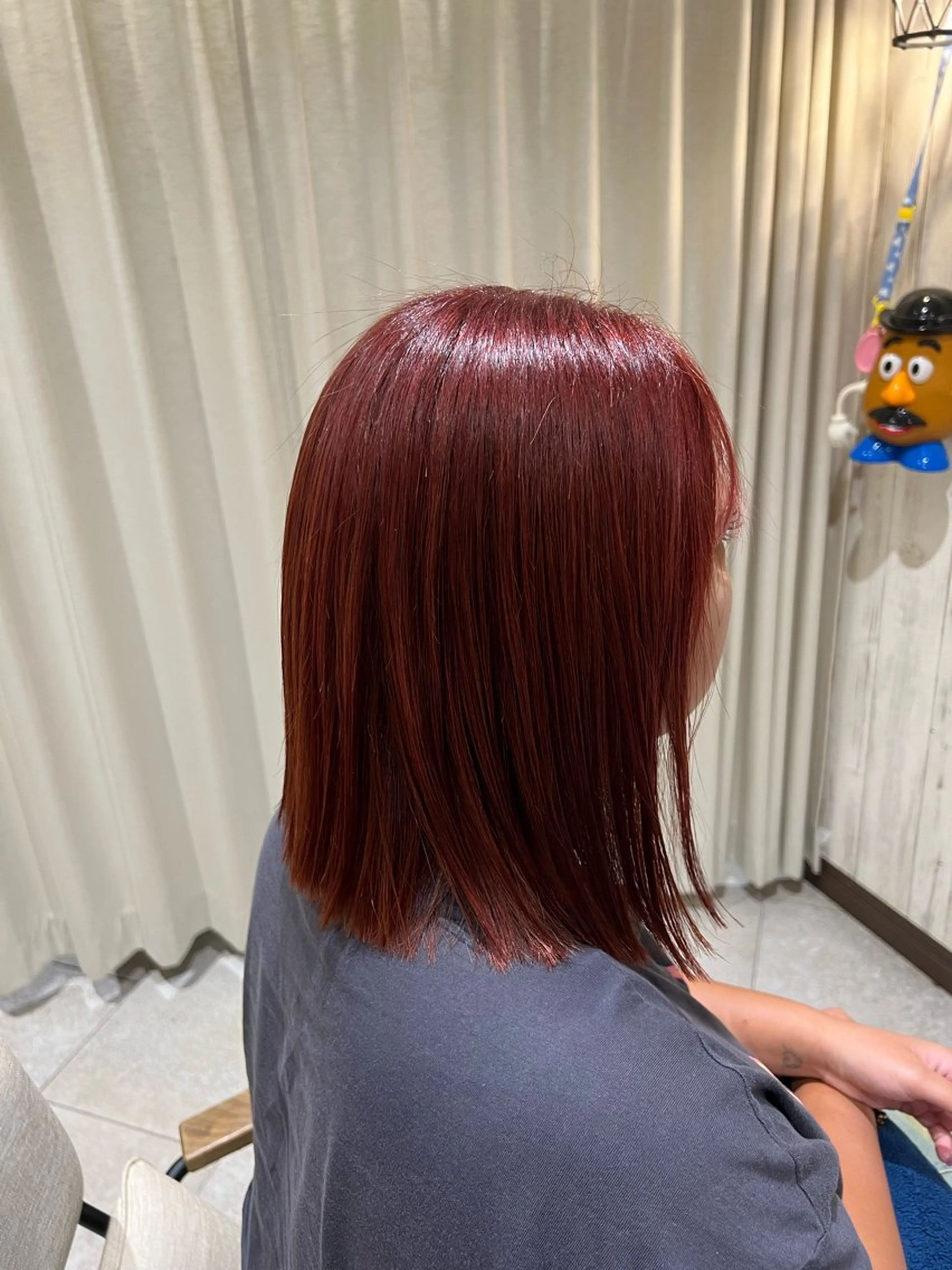 ミディアム LONESS GINZA所属・FUJIIKANON /ケア‪透明感カラーのヘアスタイル