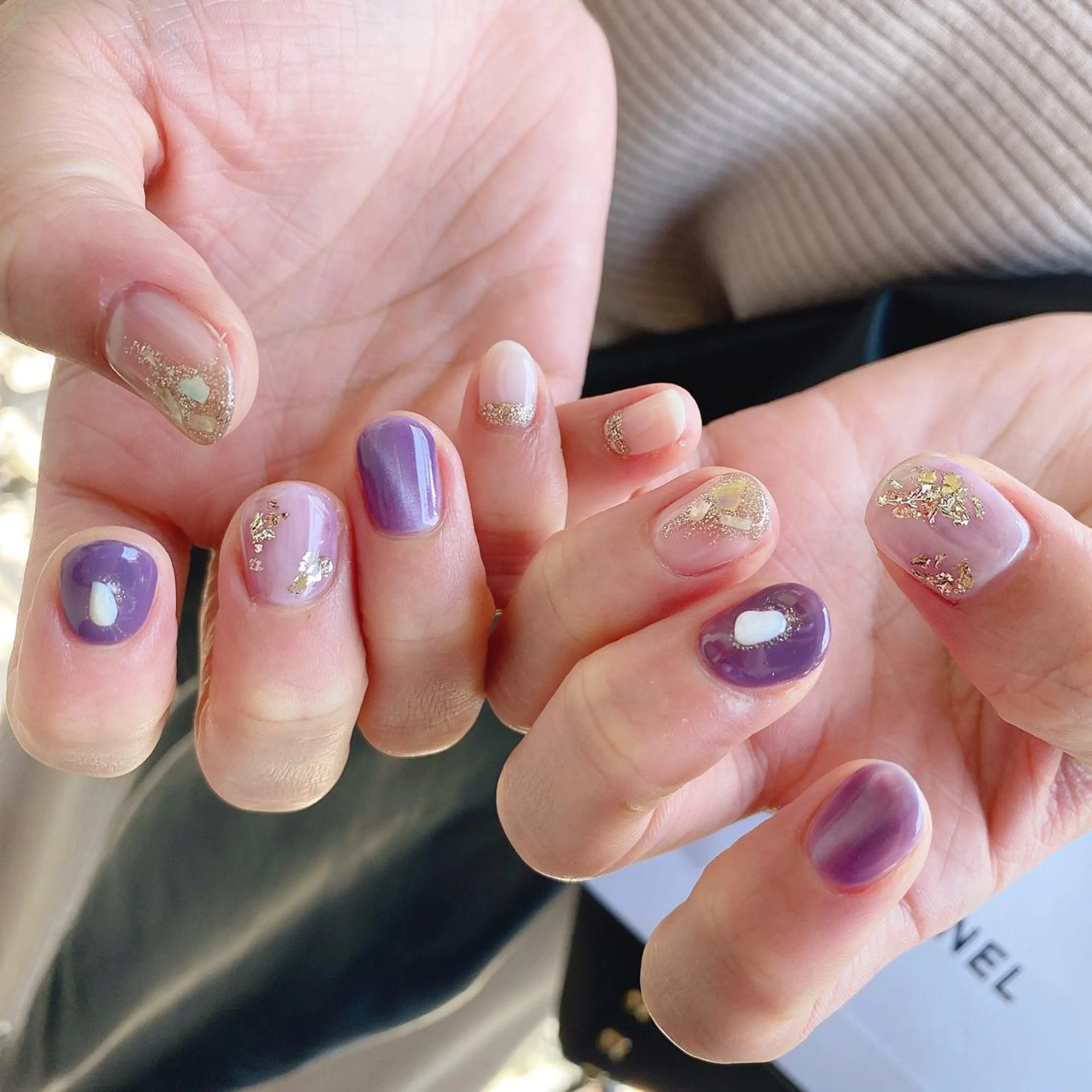 ネイル アートネイル オーロラネイル 韓国ネイル ミラーネイル ニュアンスネイル To Me Nail所属・🩵 mei🩵のネイルデザイン