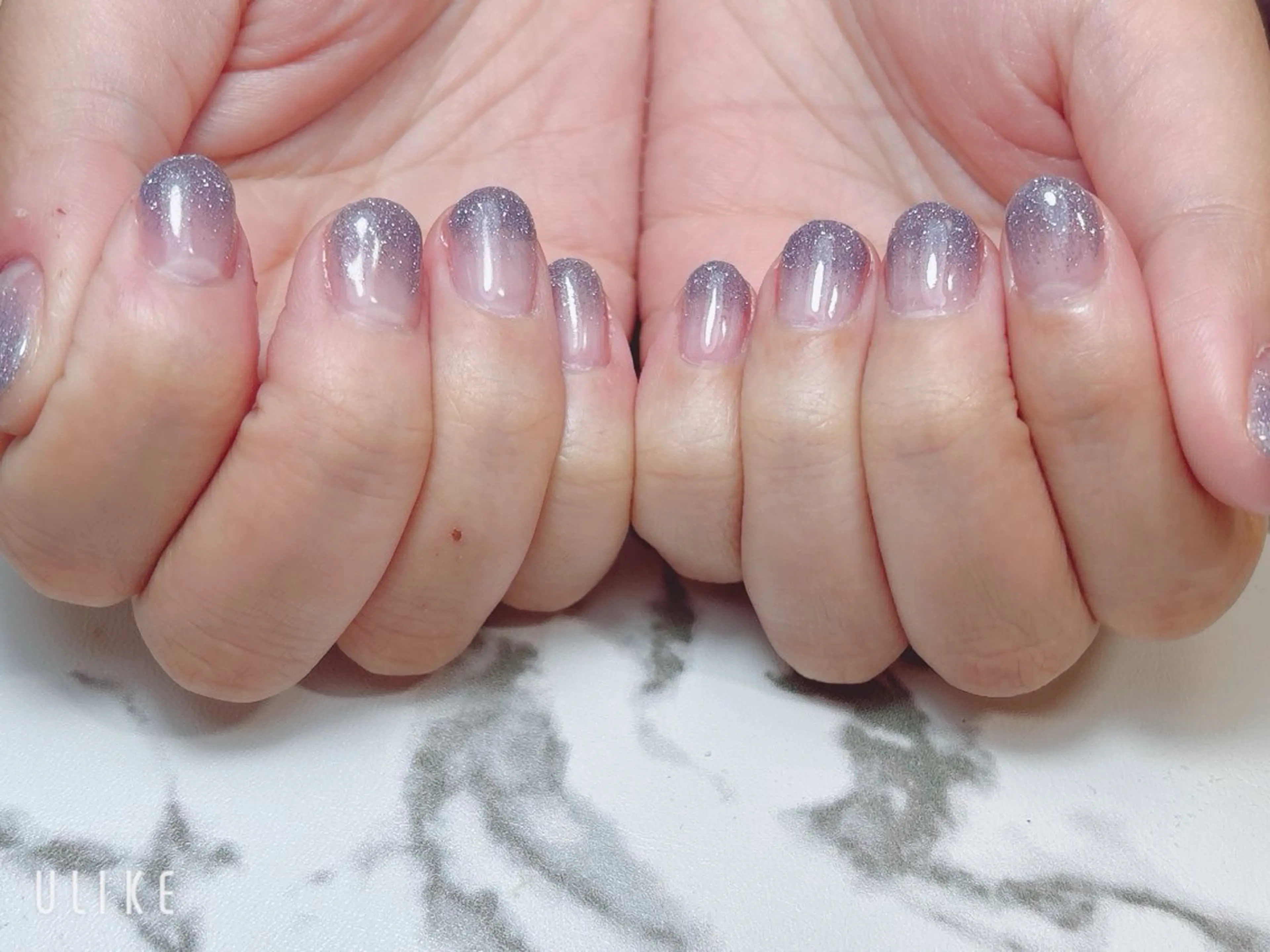 ネイル フラッシュネイル ジェルネイル グラデーション ハンドネイル mi hoのネイルデザイン