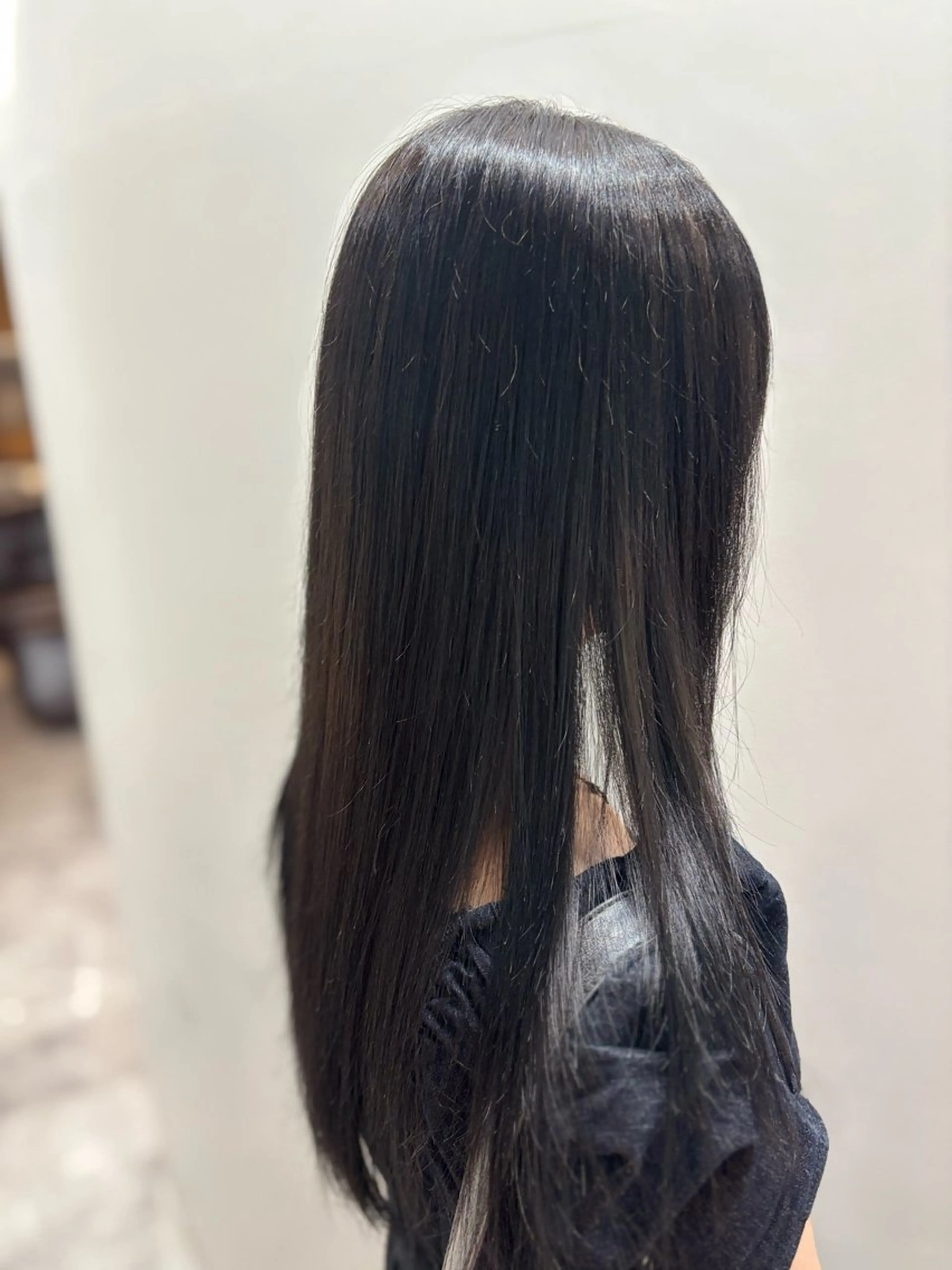 🎓【内定式・就活前に】暗髪トーンダウンカラー🖤の写真