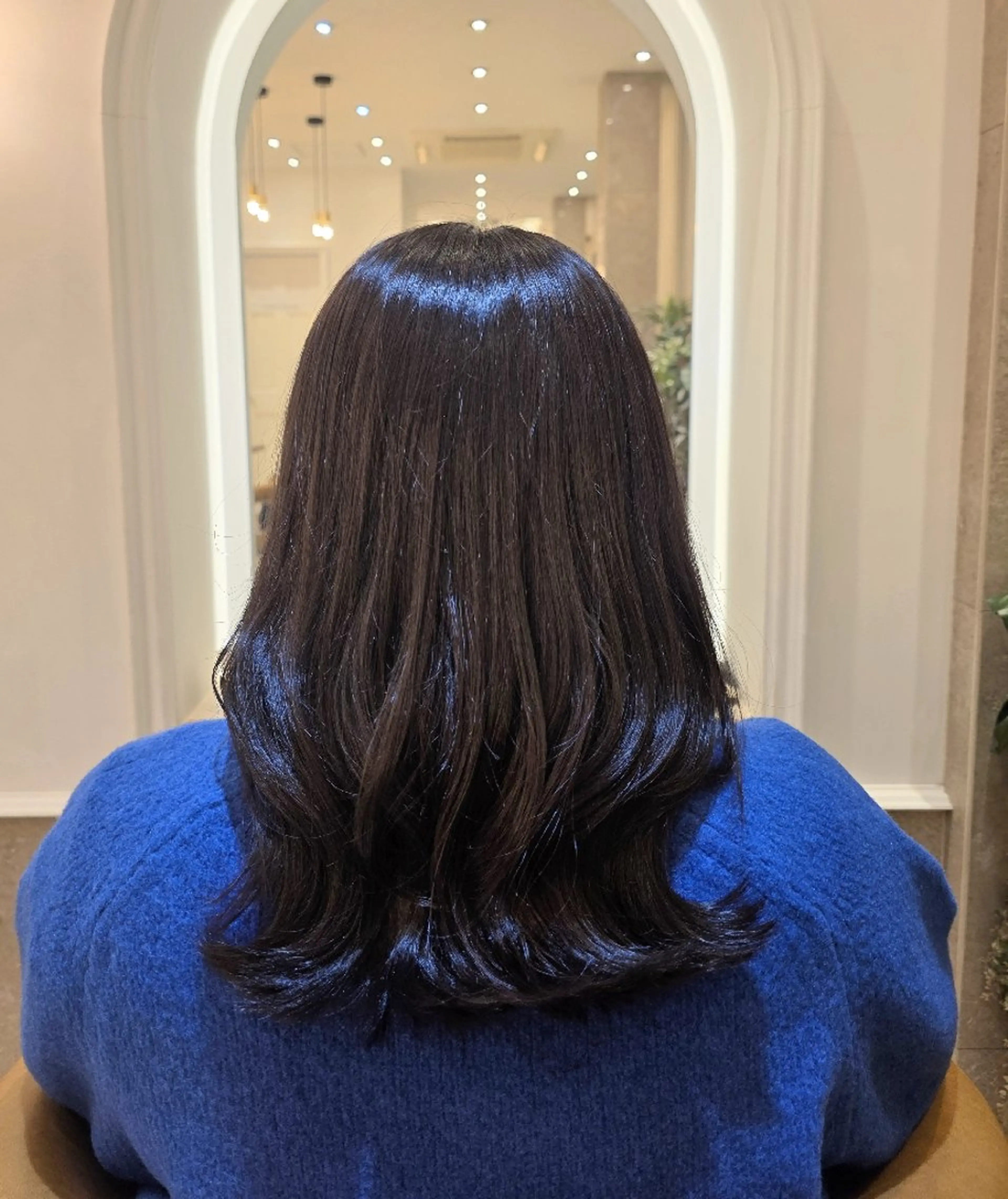 セミロング レイヤーカット カット ヘアカラー GRITTERs 泉中央店所属・ロング/小顔レイヤー /カットモデル泉中央のヘアスタイル