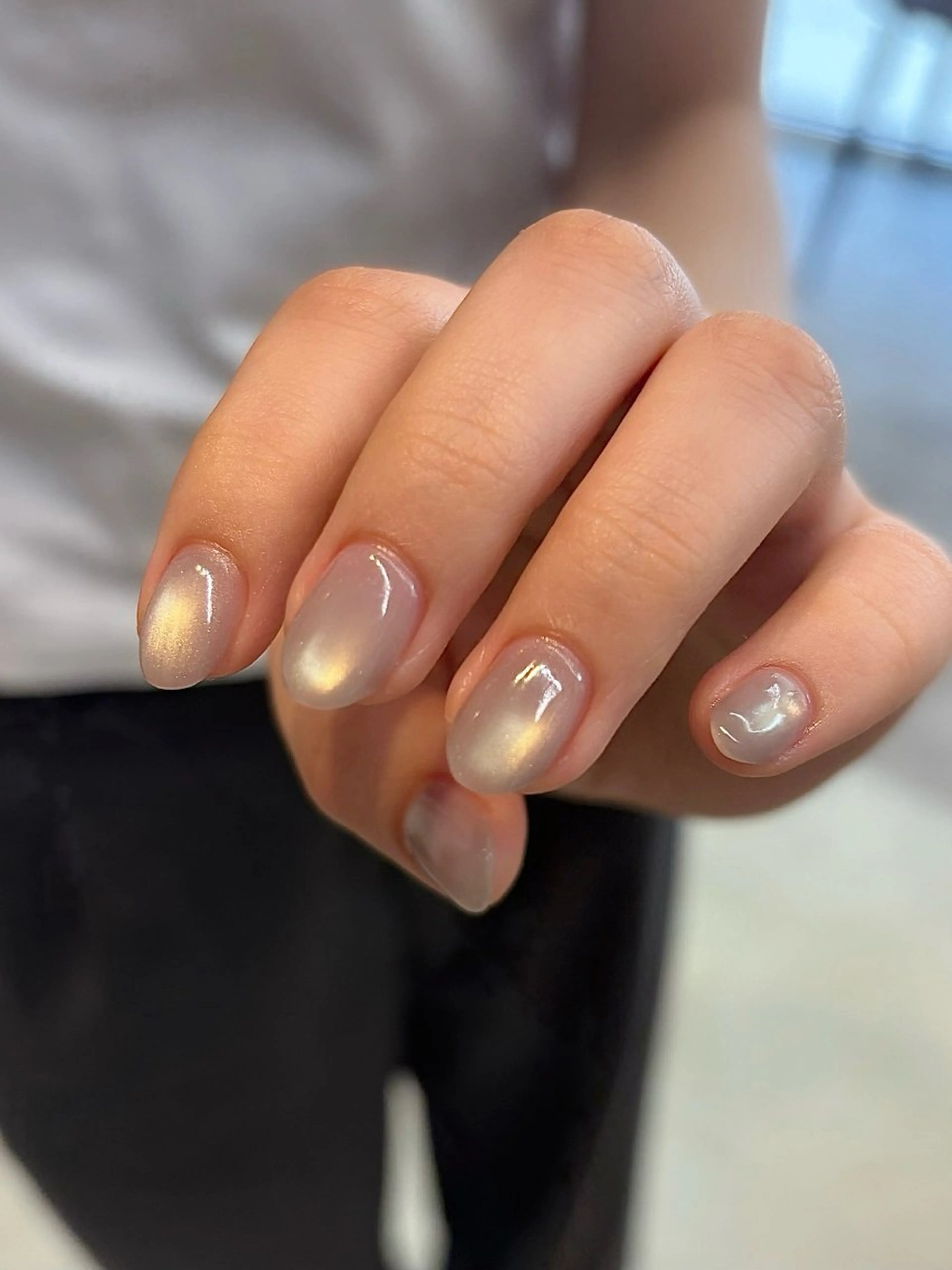 ネイル 氷ネイル・うるうるネイル マグネットネイル nail Eto./ 博多ニュアンスネイルのネイルデザイン
