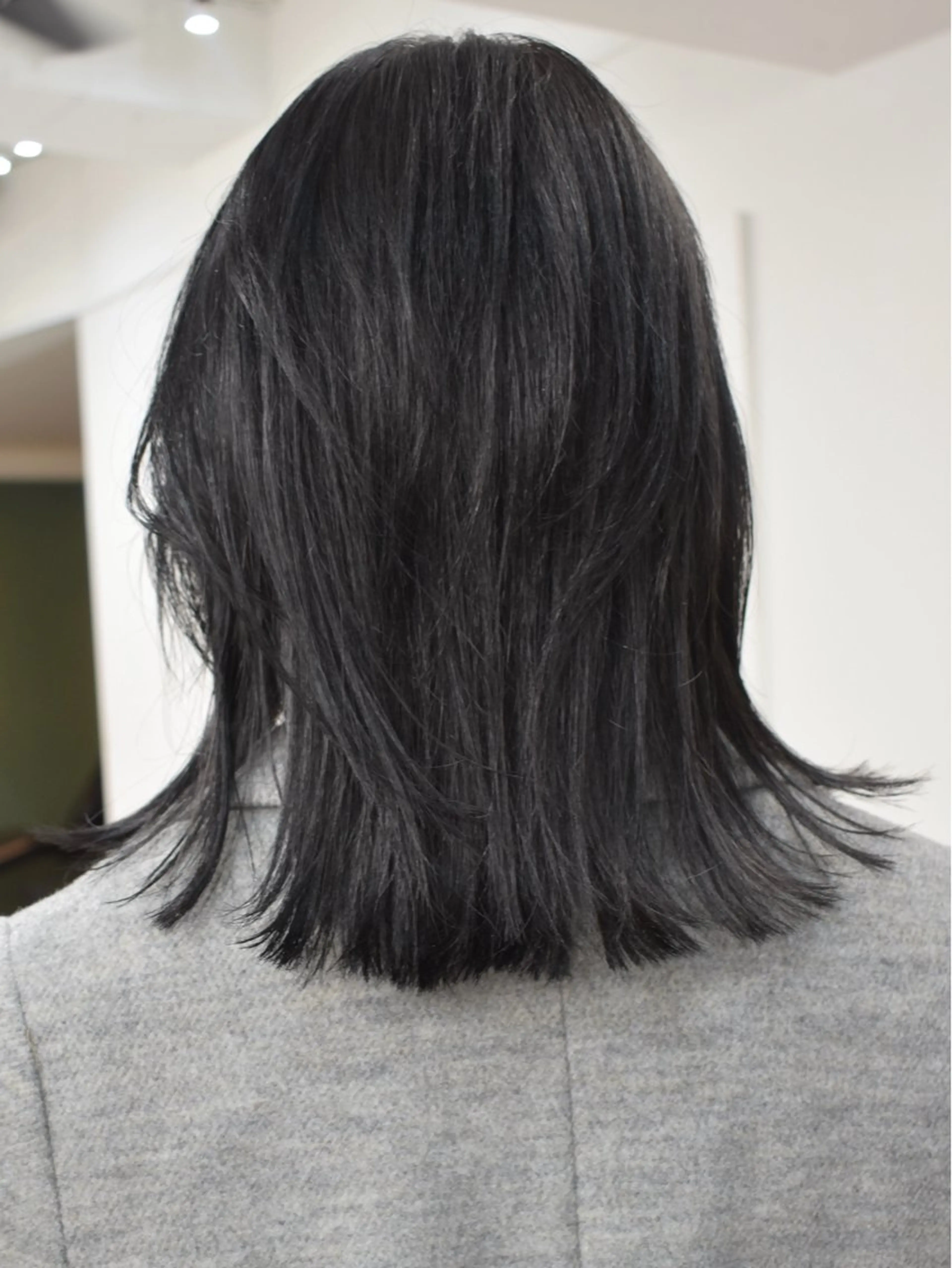 ミディアム カラー カット ヘアカラー トリートメント レイヤーボブ/ 艶カラー/サナ🌼のヘアスタイル