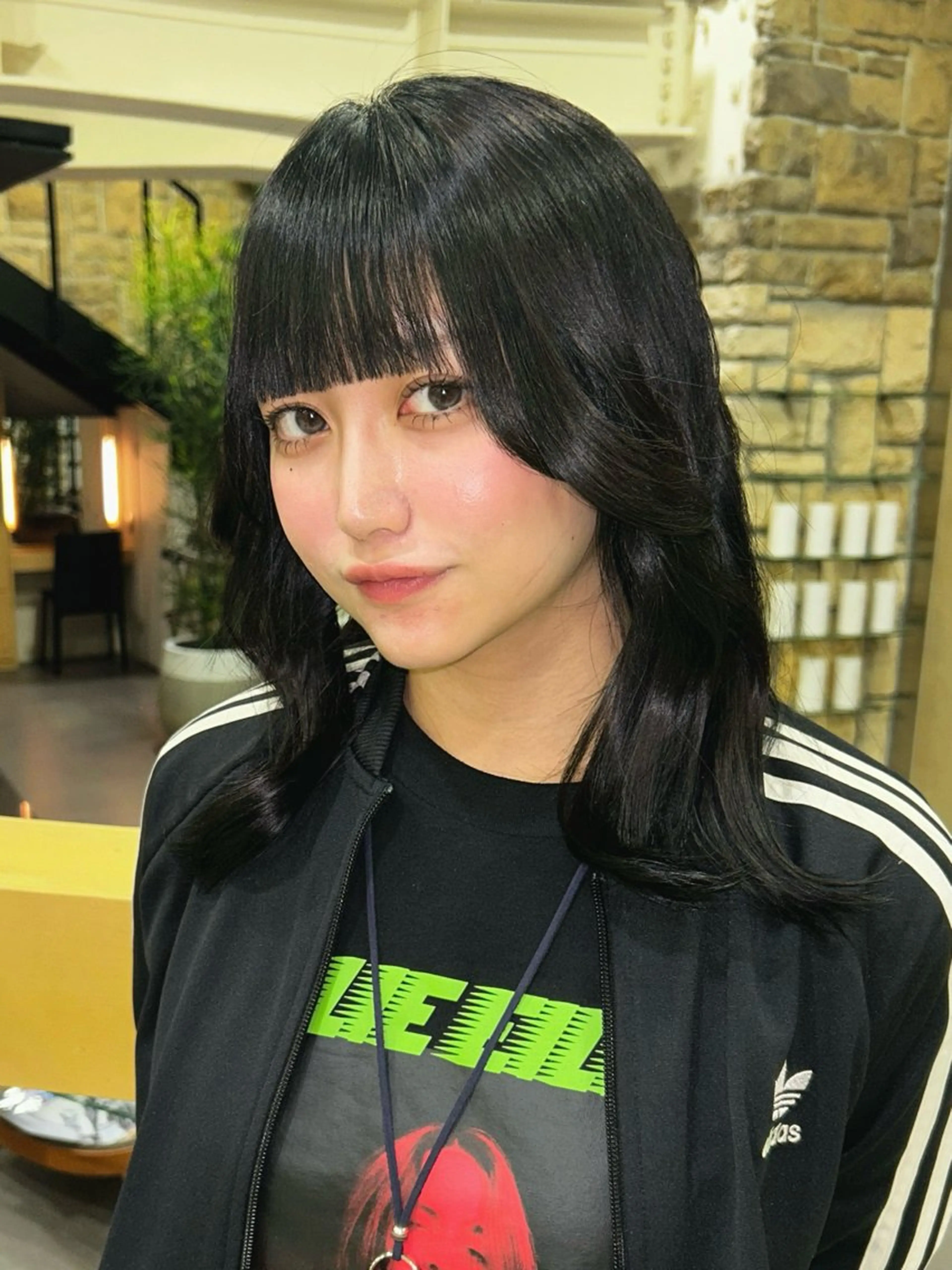 セミロング レイヤー／マツエク 💋𝑨𝑵𝑵𝑨のヘアスタイル