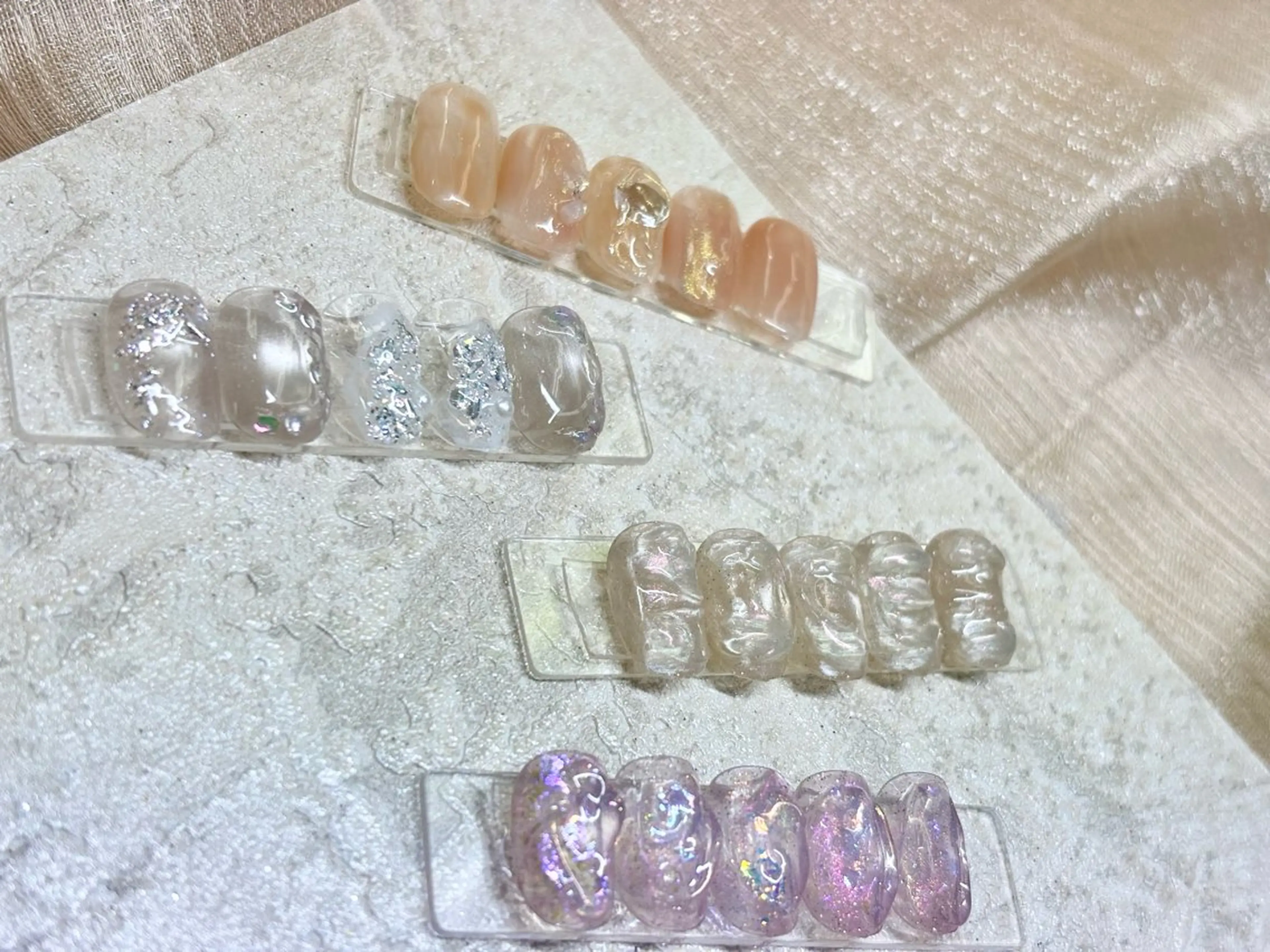 ネイル 桜ネイル ニュアンスネイル 春ネイル バレンタイン ハンドネイル ハンドケア ETE LUNA NAILのネイルデザイン