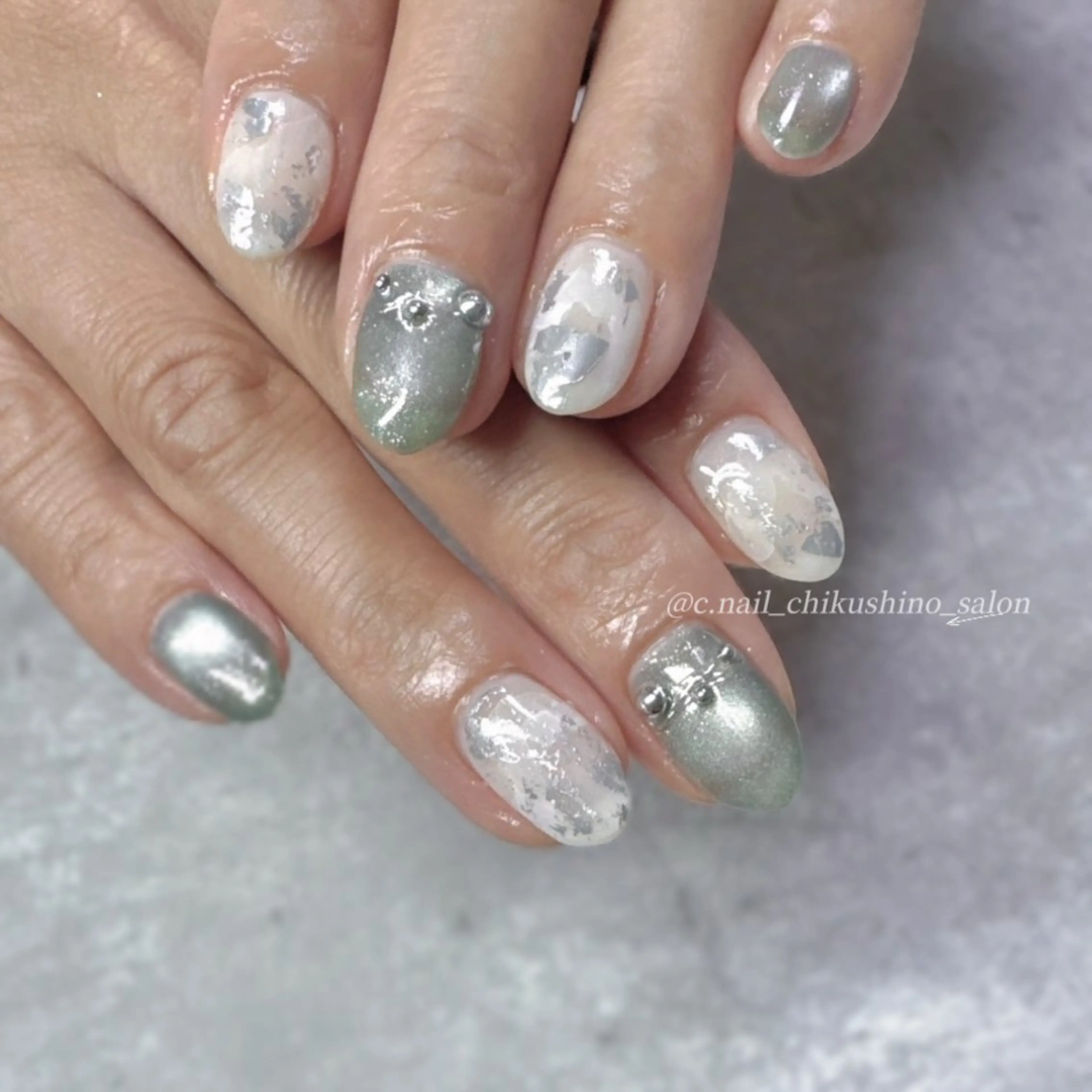 ネイル ハンドネイル C.Nail &Eye筑紫駅のネイルデザイン