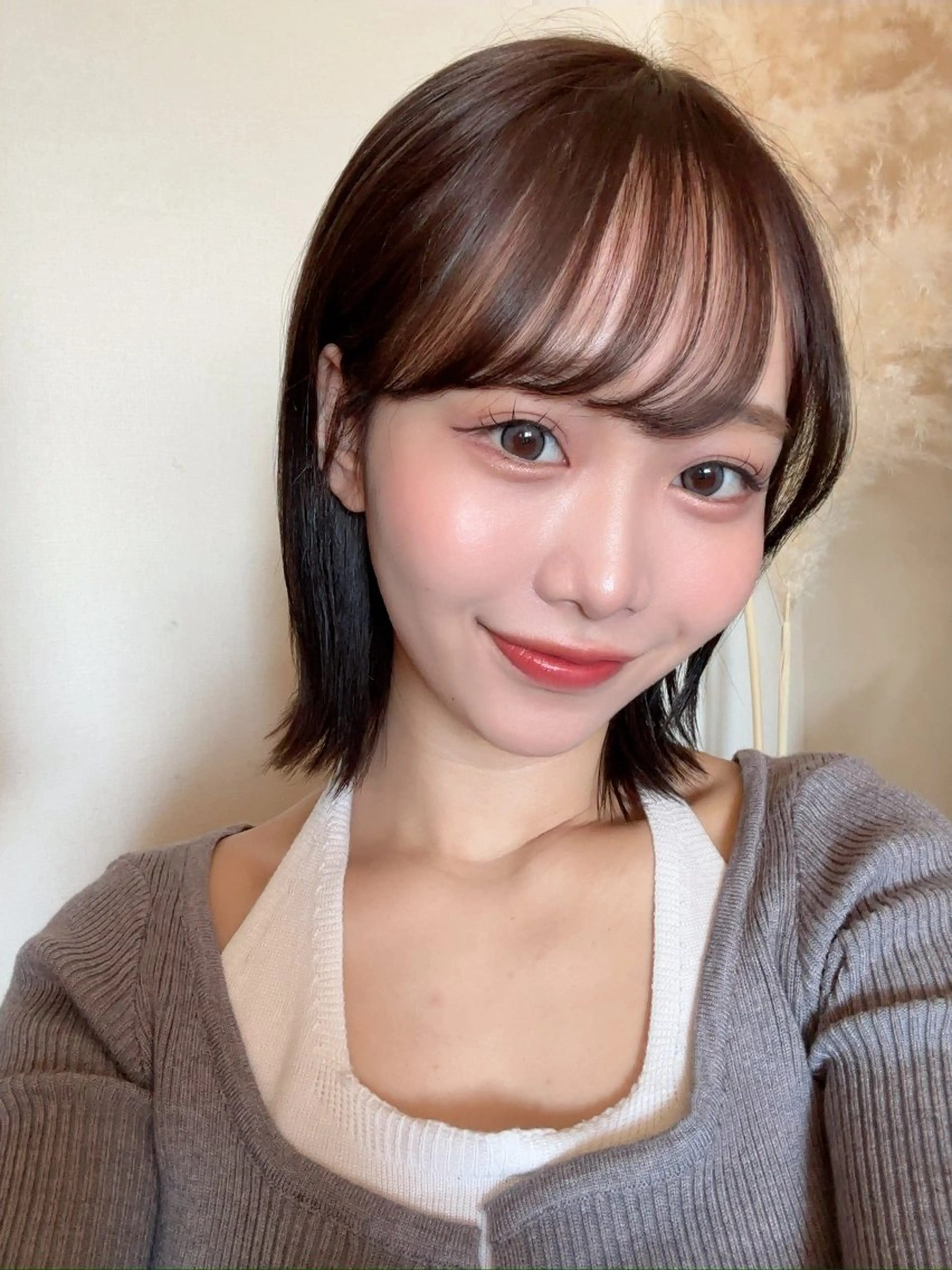 ショート 盛れる顔周り /透明感/かりん🎀のヘアスタイル