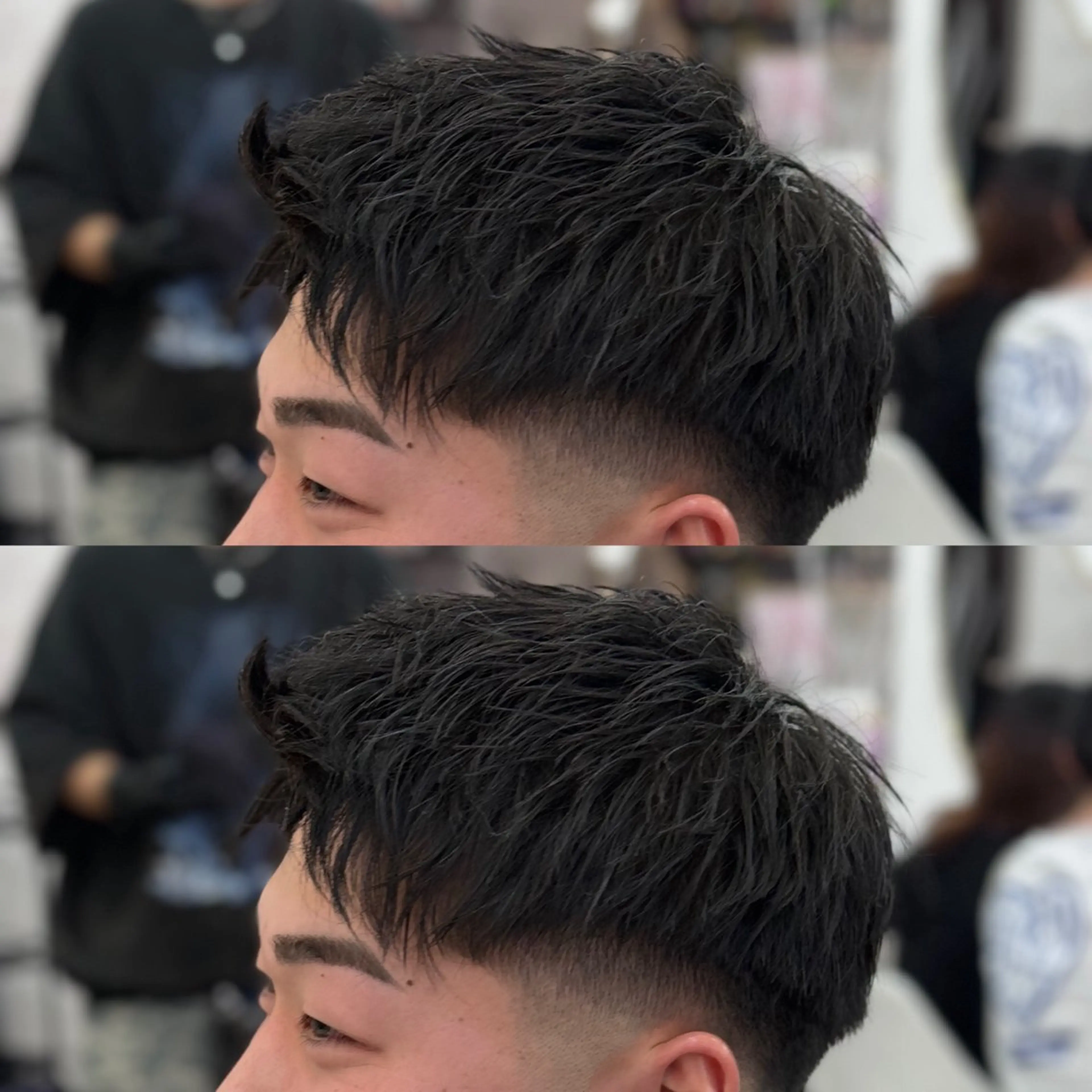 ミディアム カラー パーマ メンズ キッズ 泰成/メンズ特化/ フェード/ツイスパのヘアスタイル