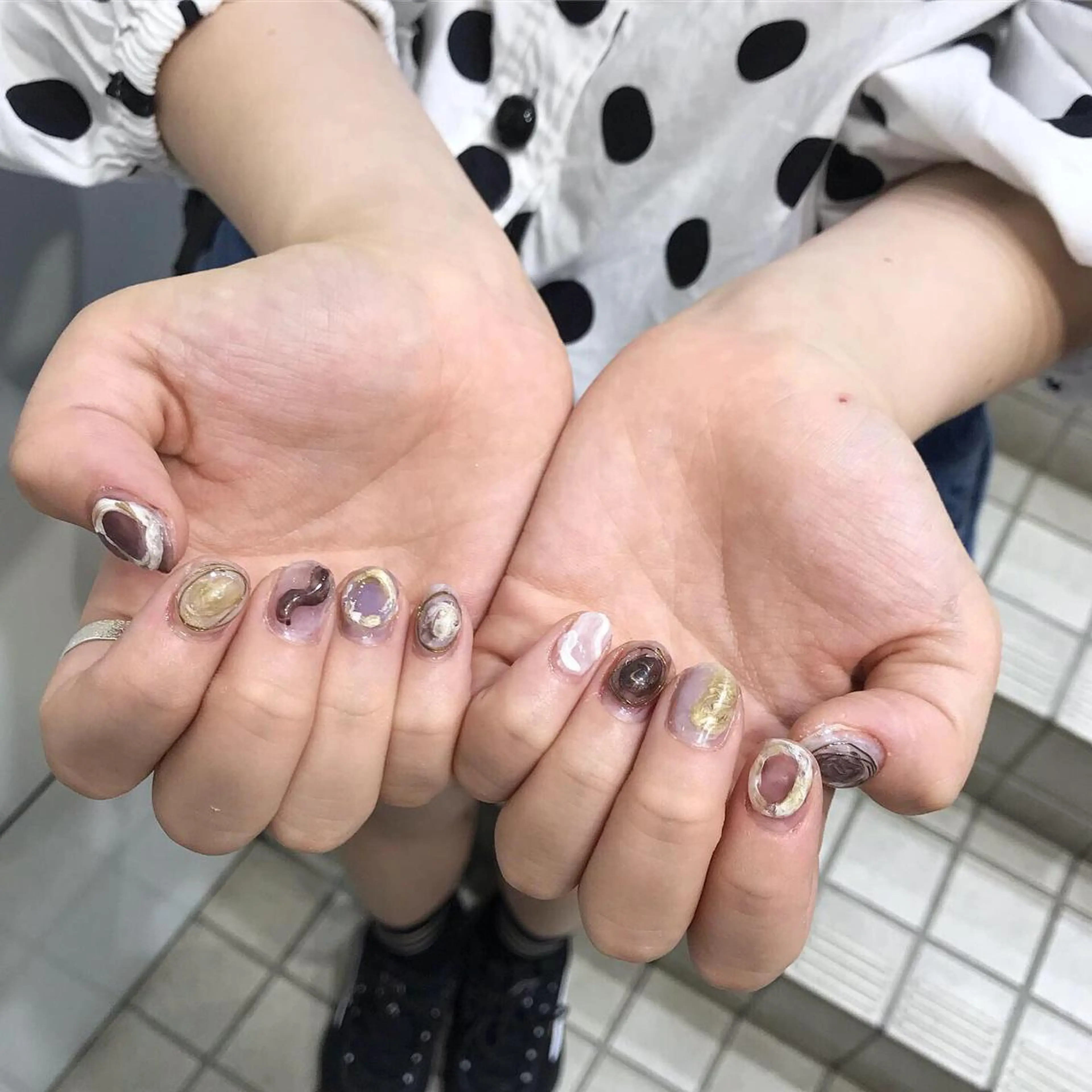 ネイル ハンドネイル 似合わせ提案サラ艶♡ 彩華のヘアスタイル