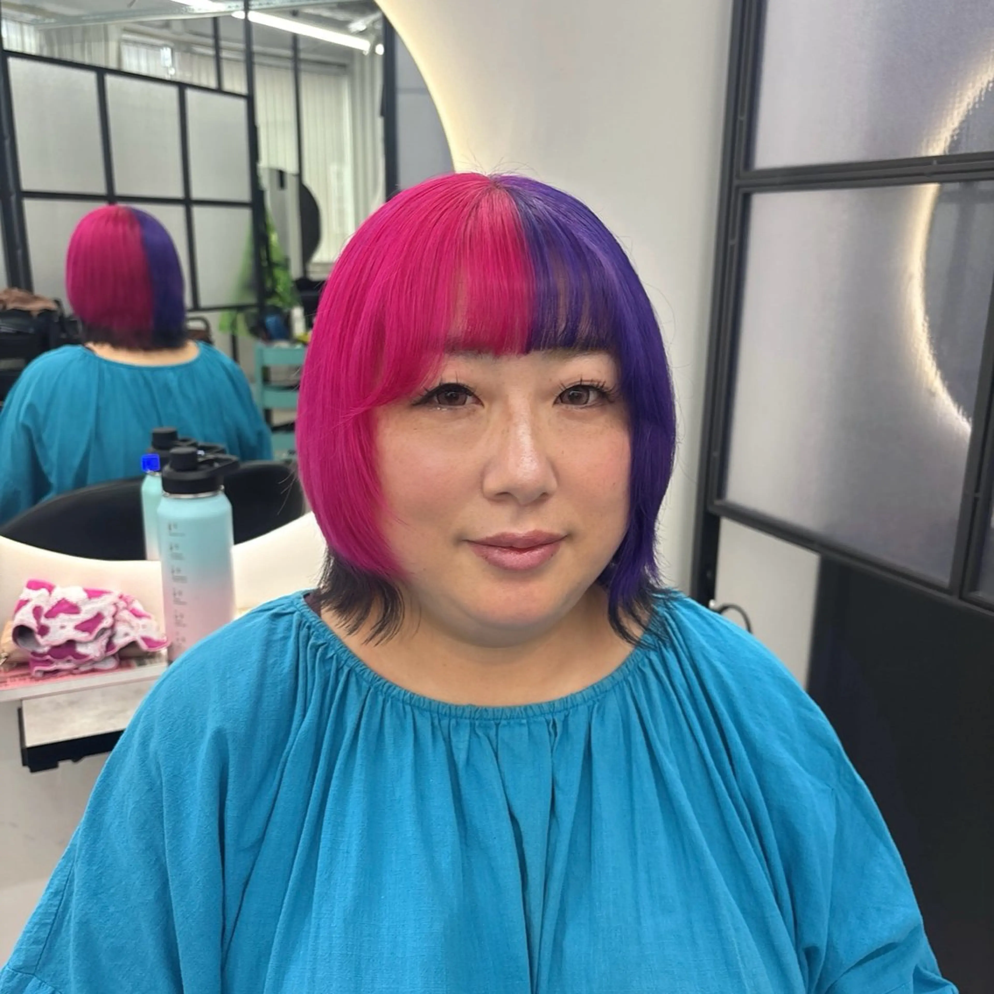 ミディアム カラー ヘアカラー Ren. 🦋デザインカラーのヘアスタイル