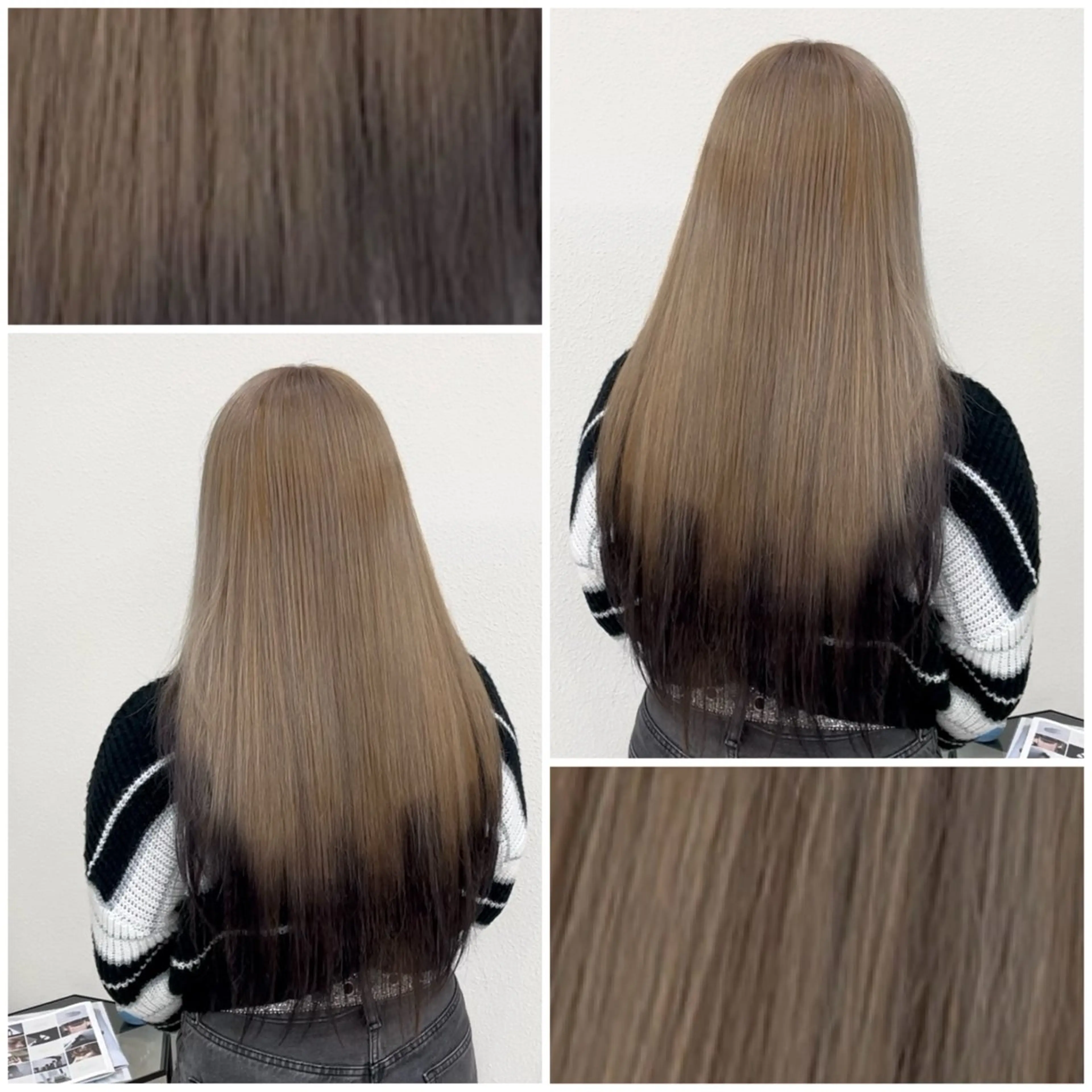 ロング 狐カラー 帆乃華🐰ྀི🎀 カットモデル募集🌟のヘアスタイル