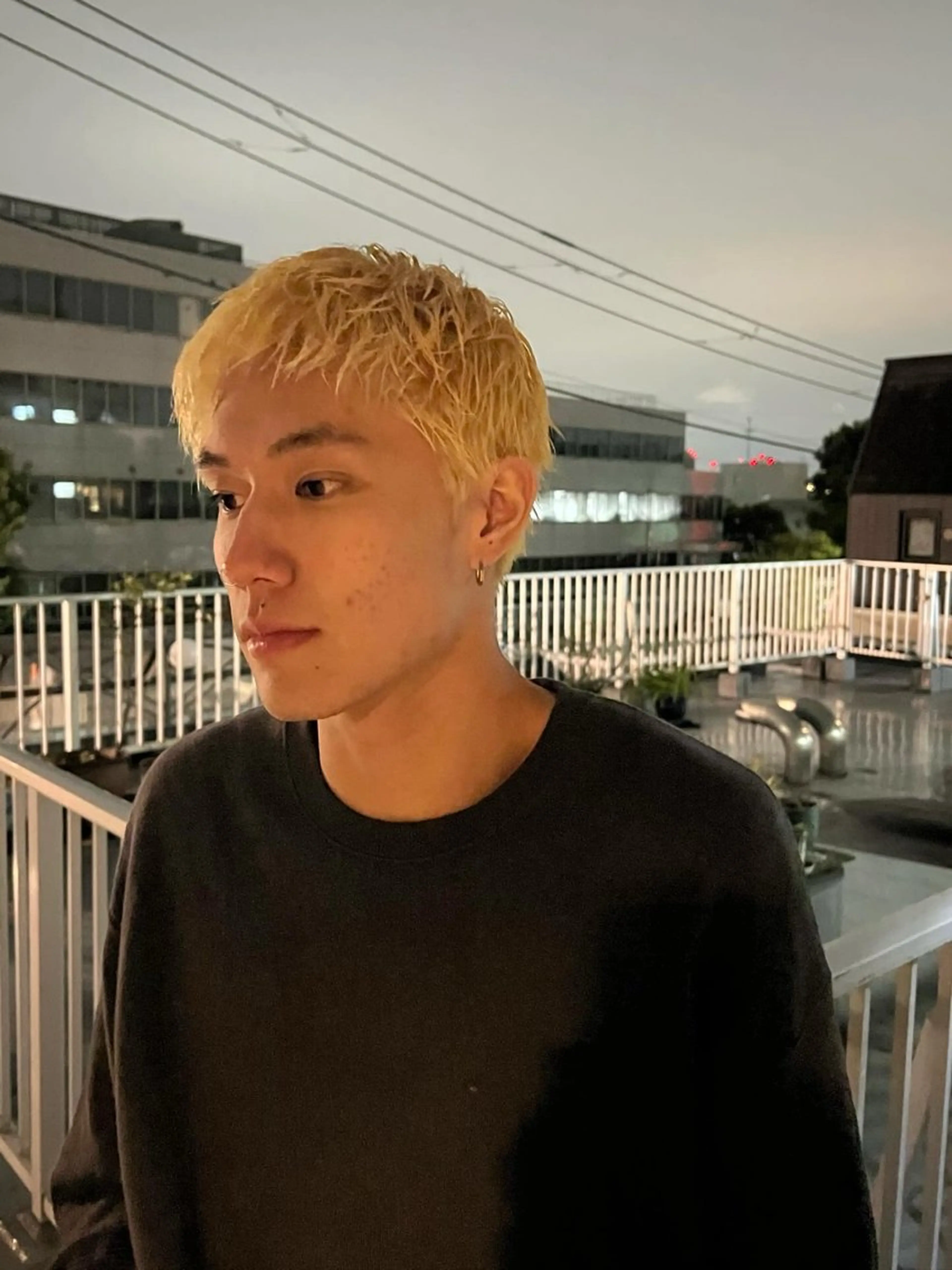 ショート メンズ メンズブリーチ ショートヘア MEN'S HAIR PERCUT吉祥寺店所属・PERCUT HYUGAのヘアスタイル