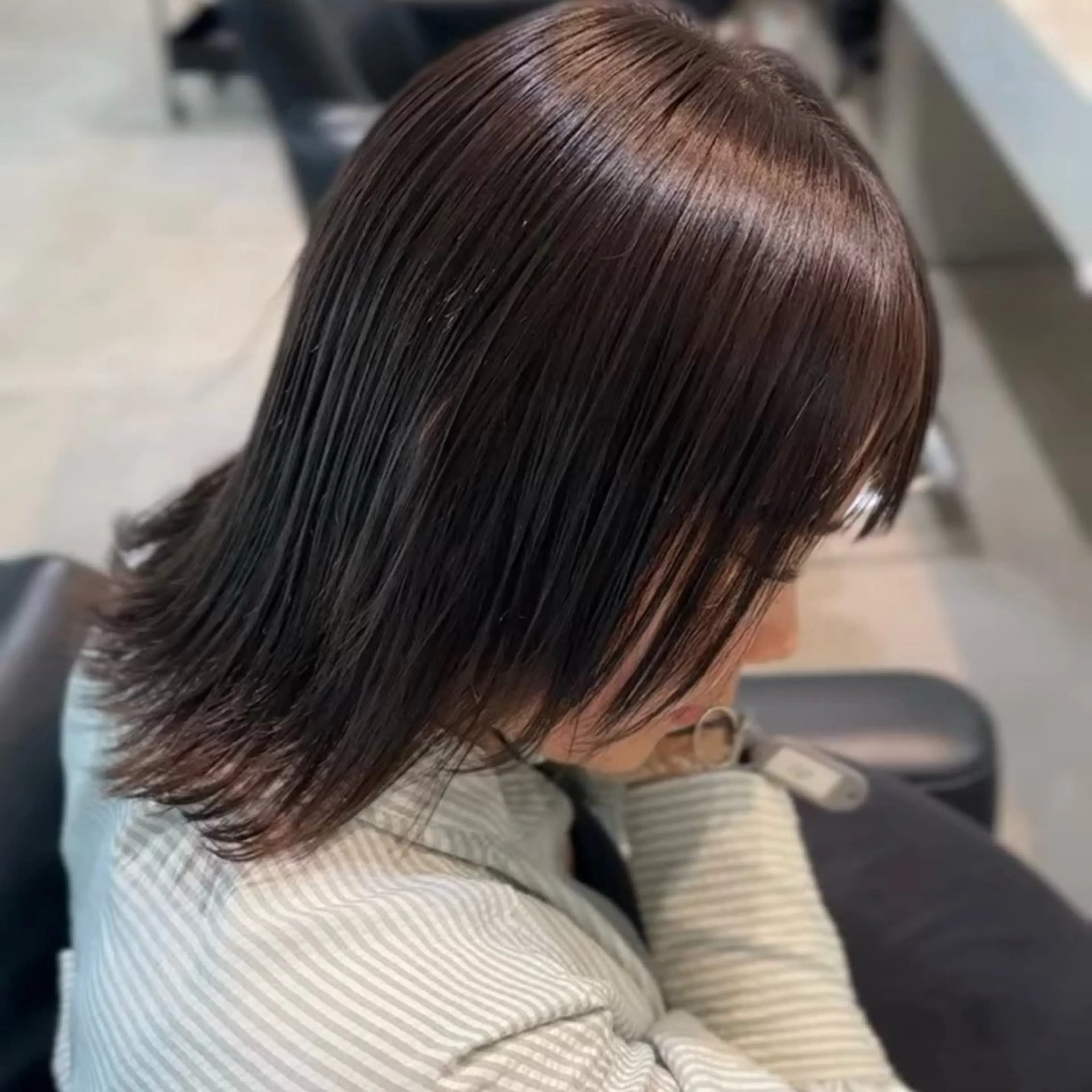 ミディアム TRUNS所属・こうた/髪質改善 ストレート/ヘアケアのヘアスタイル