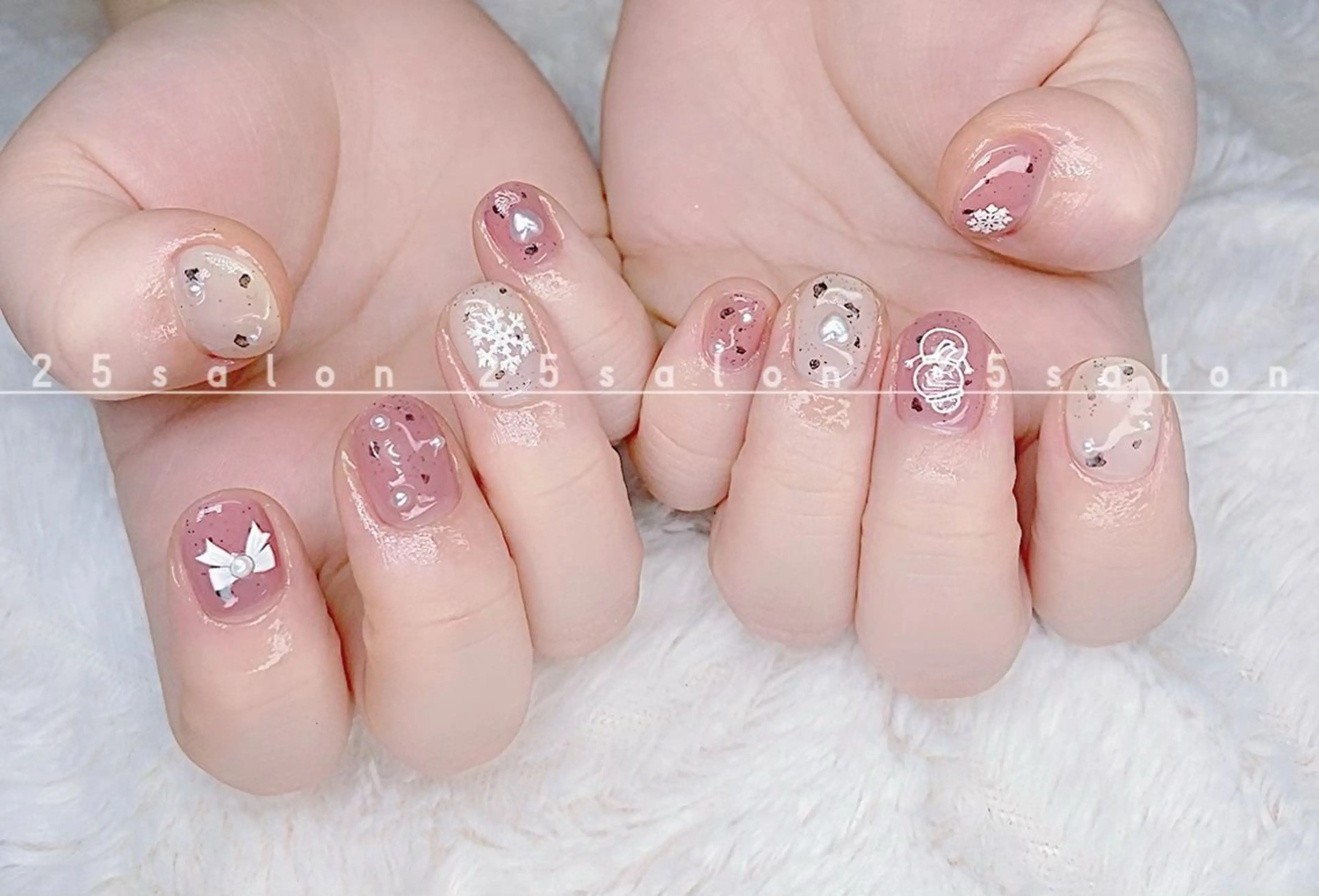 ネイル オーロラネイル チークネイル フットネイル フレンチネイル ジェルネイル 2 5のマツエク・マツパデザイン