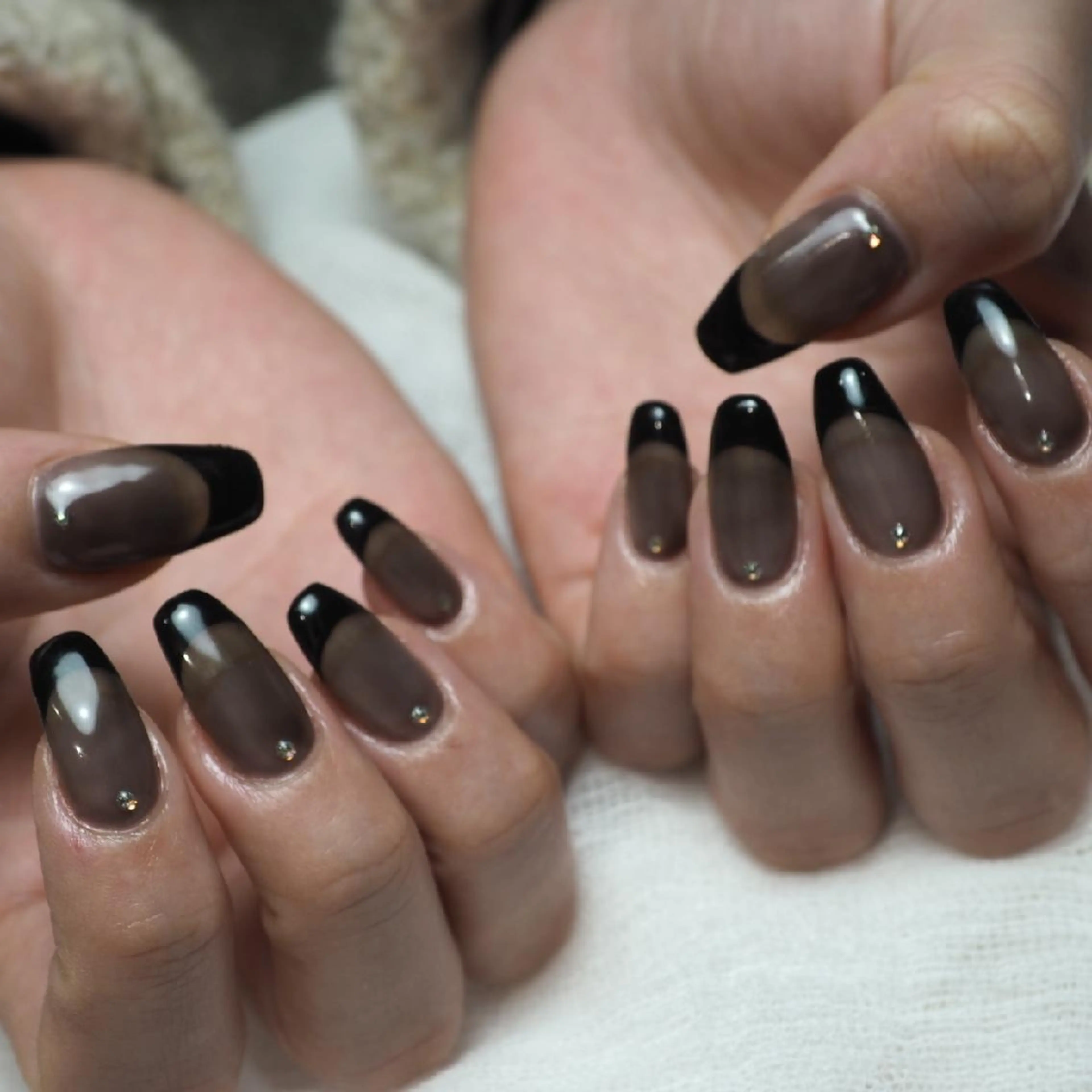 ネイル フレンチネイル infinity skyのネイルデザイン