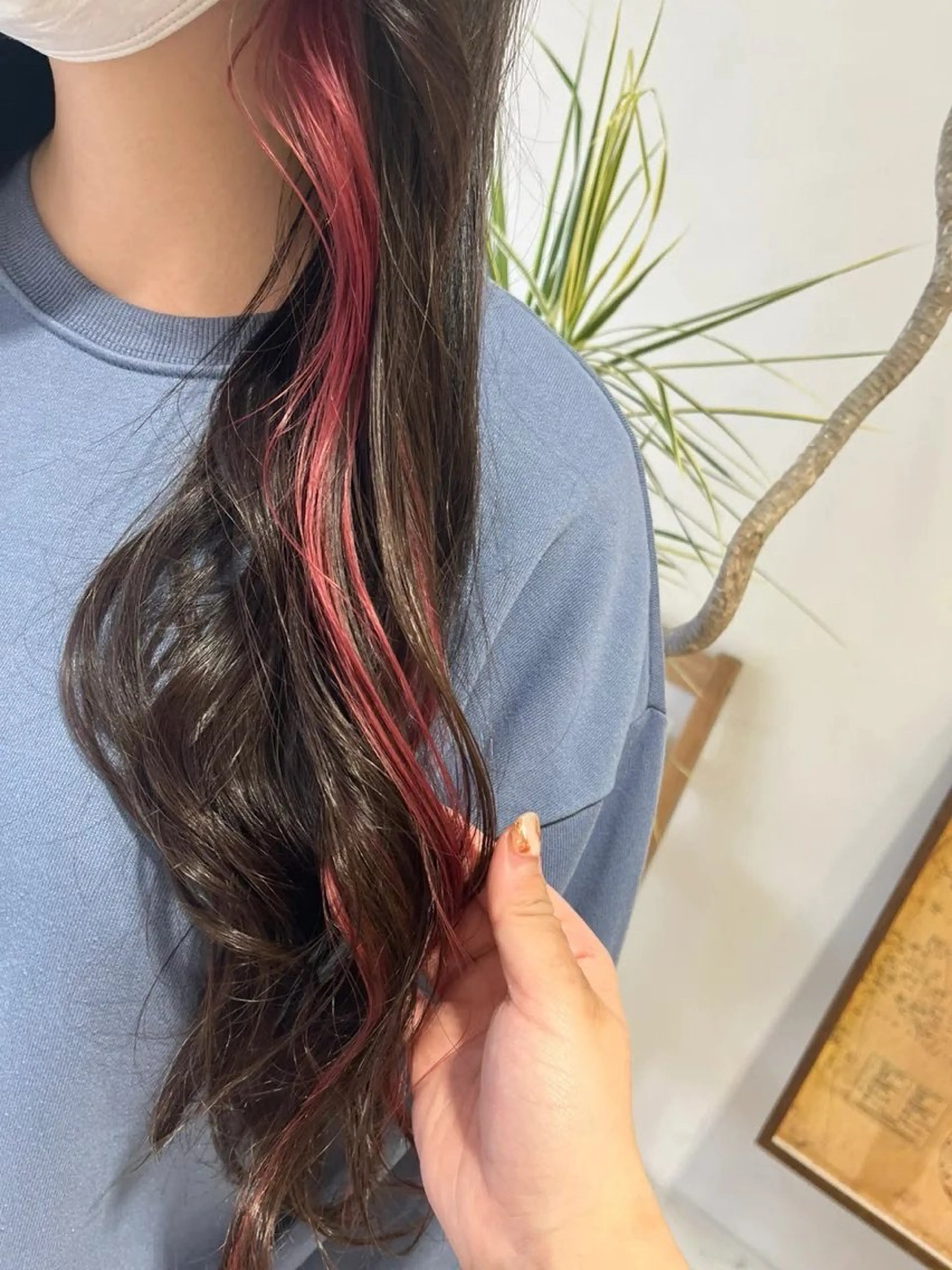 ロング カラー 村田 奈月のヘアスタイル